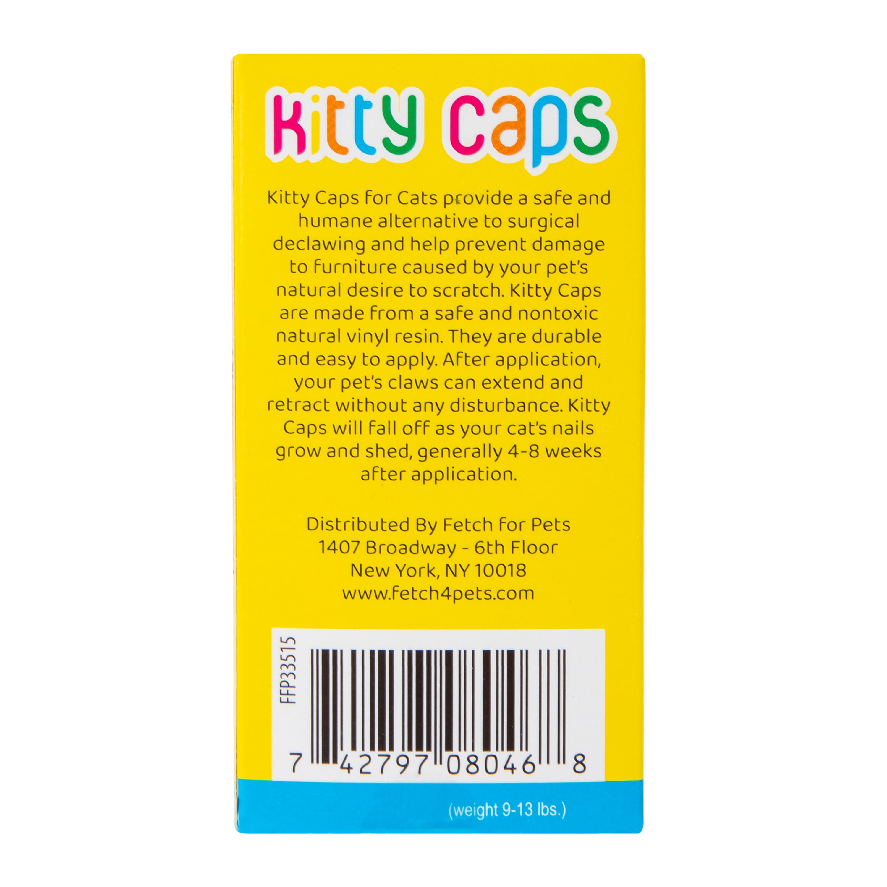 Kitty Caps Pink Nail Caps 24-Count