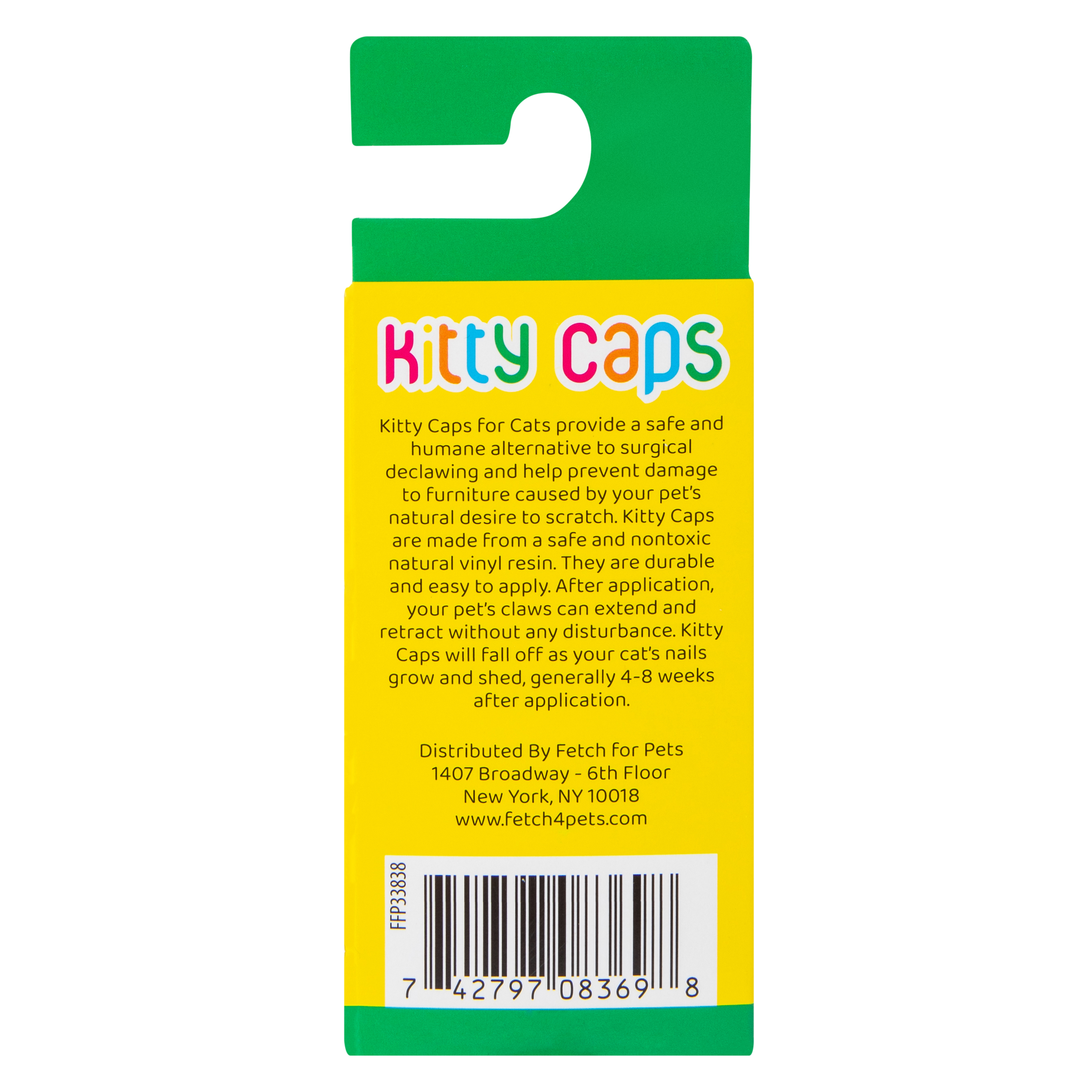 Kitty Caps Black Nail Caps 24-Count - Small