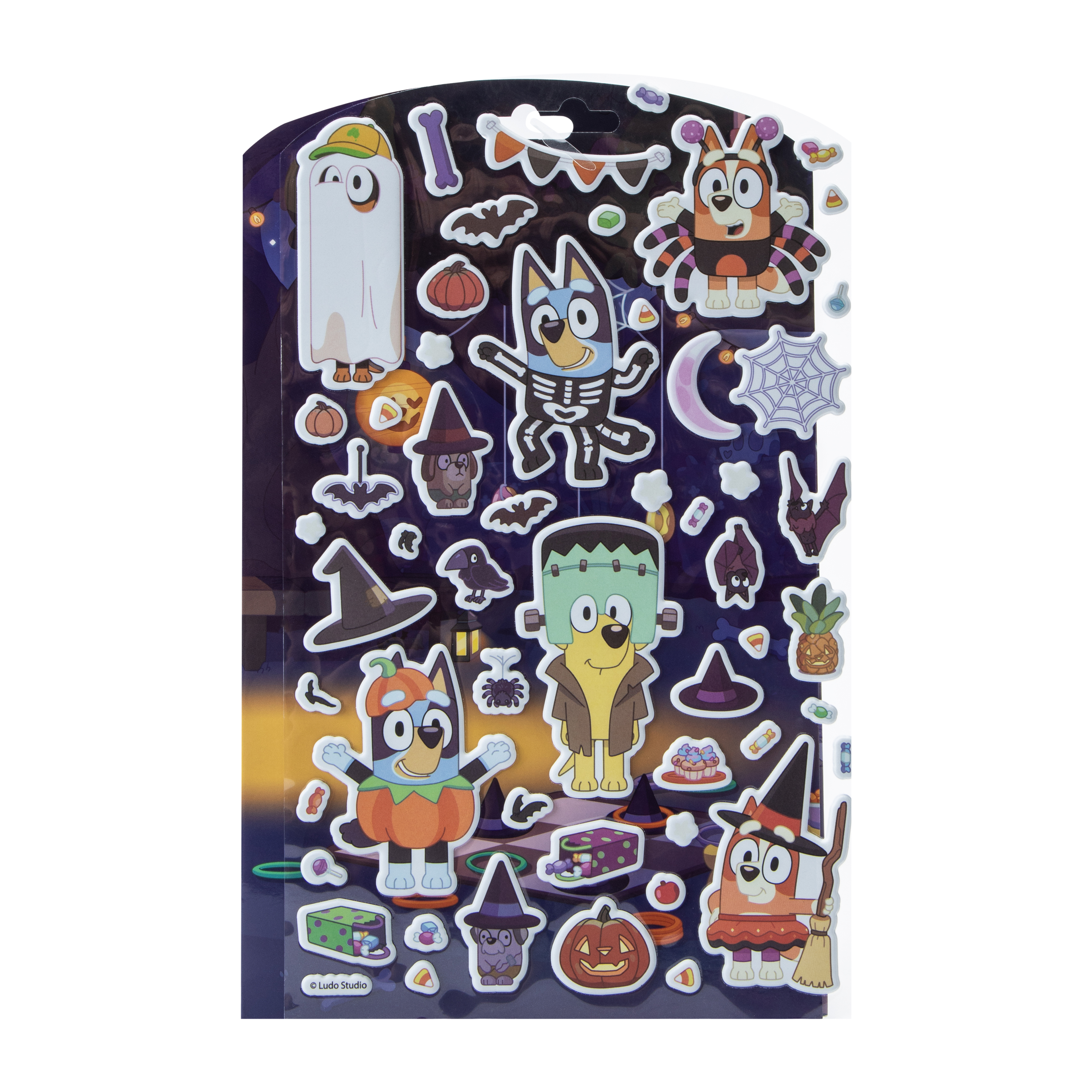 Bluey™ Halloween Sticker Playset Set