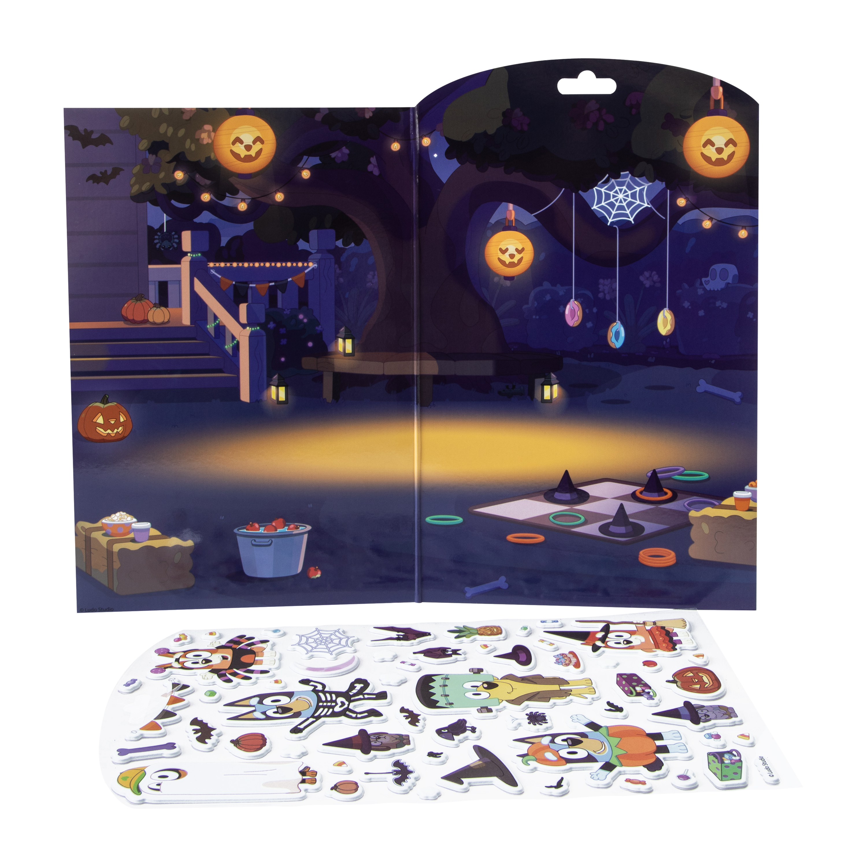 Bluey™ Halloween Sticker Playset Set