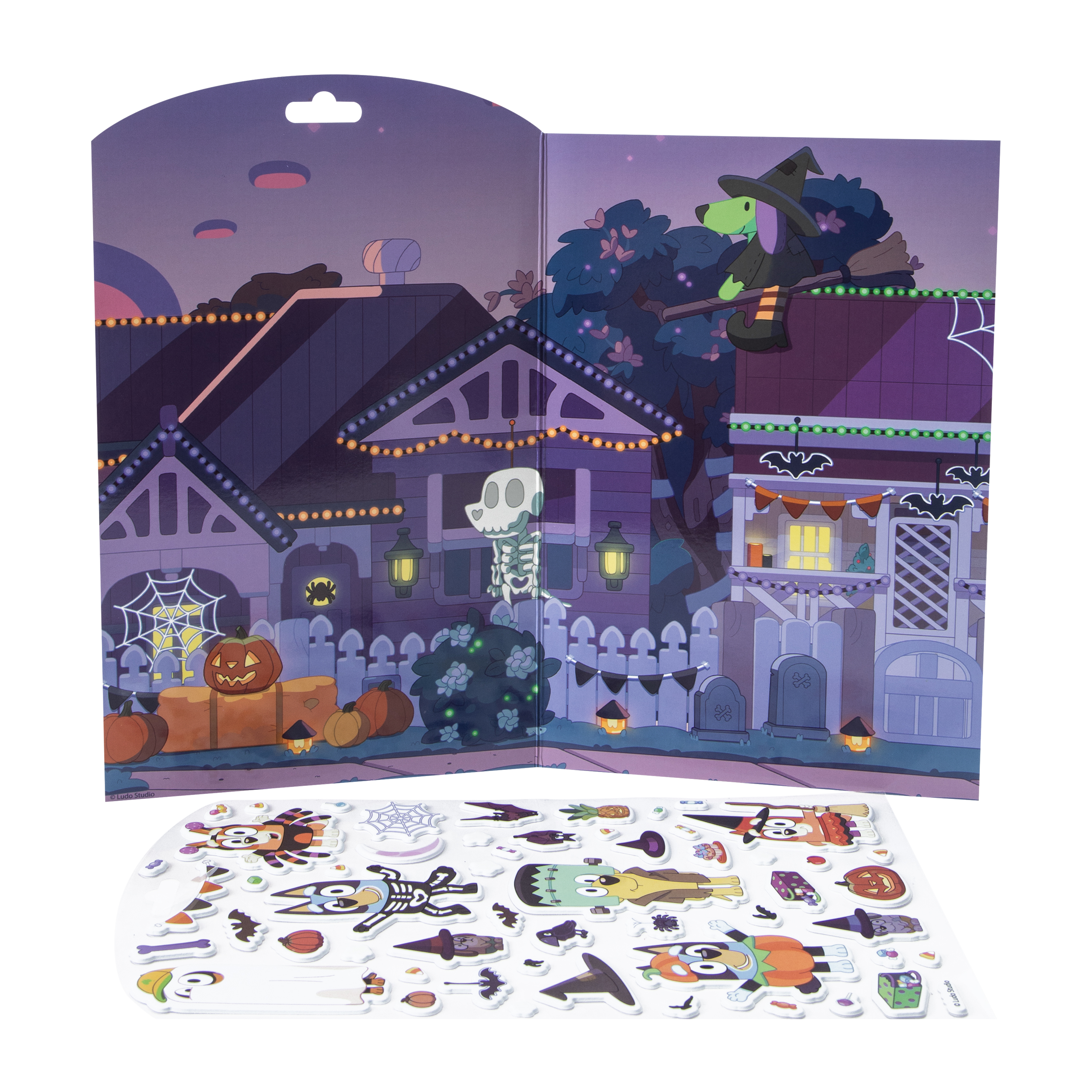 Bluey™ Halloween Sticker Playset Set