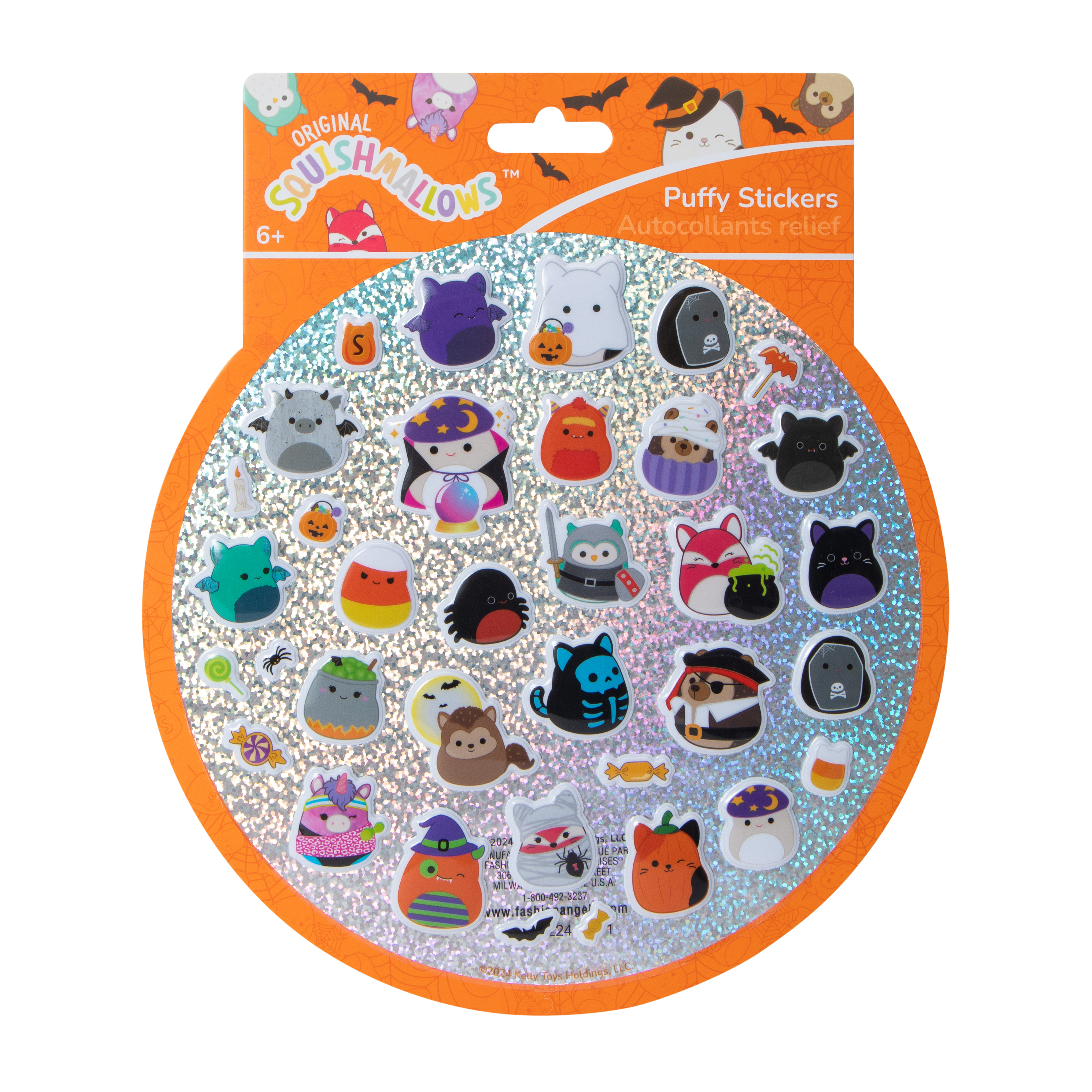 Squishmallows™ Puffy Halloween Stickers