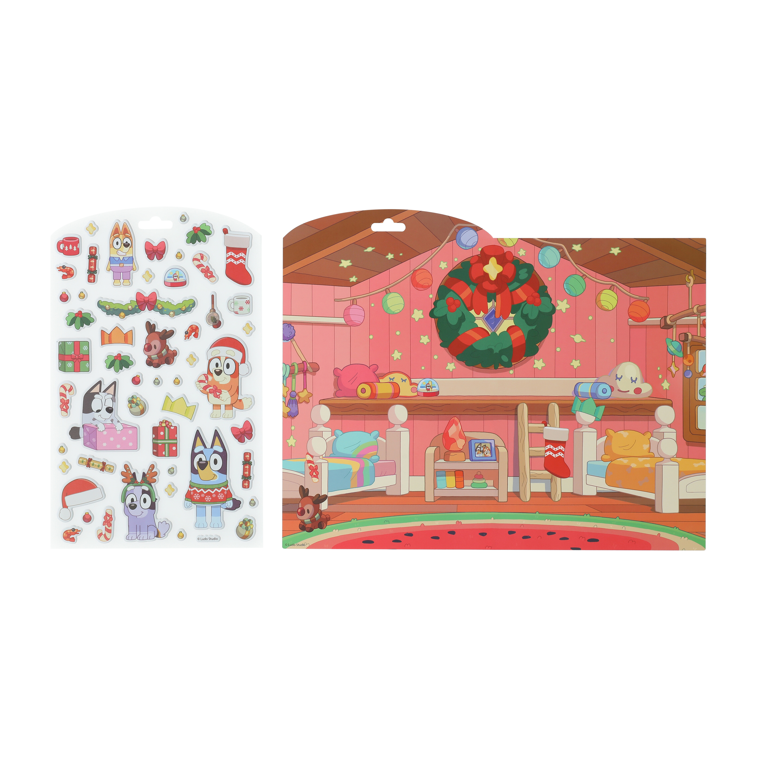 Bluey™ Christmas Sticker Playset