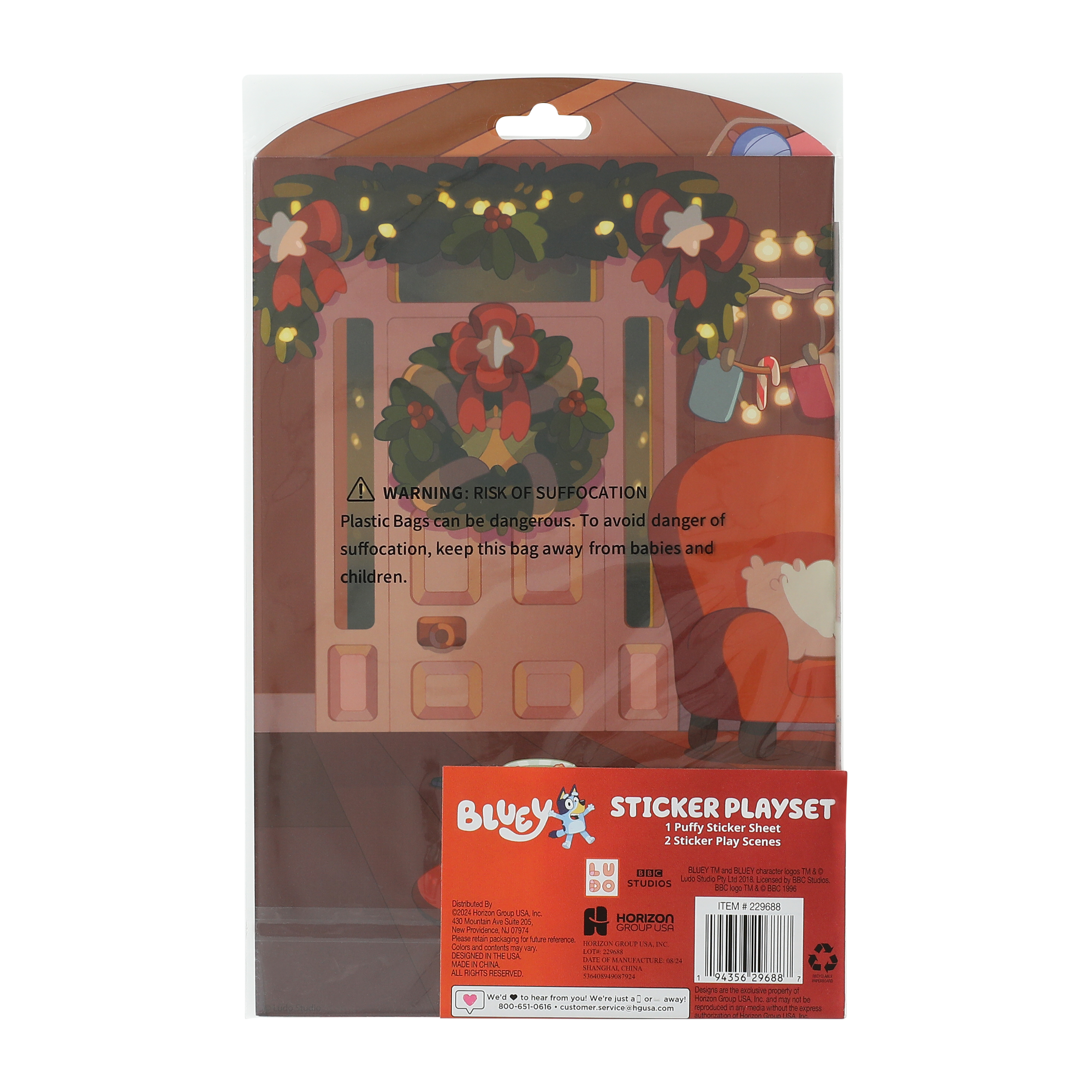 Bluey™ Christmas Sticker Playset