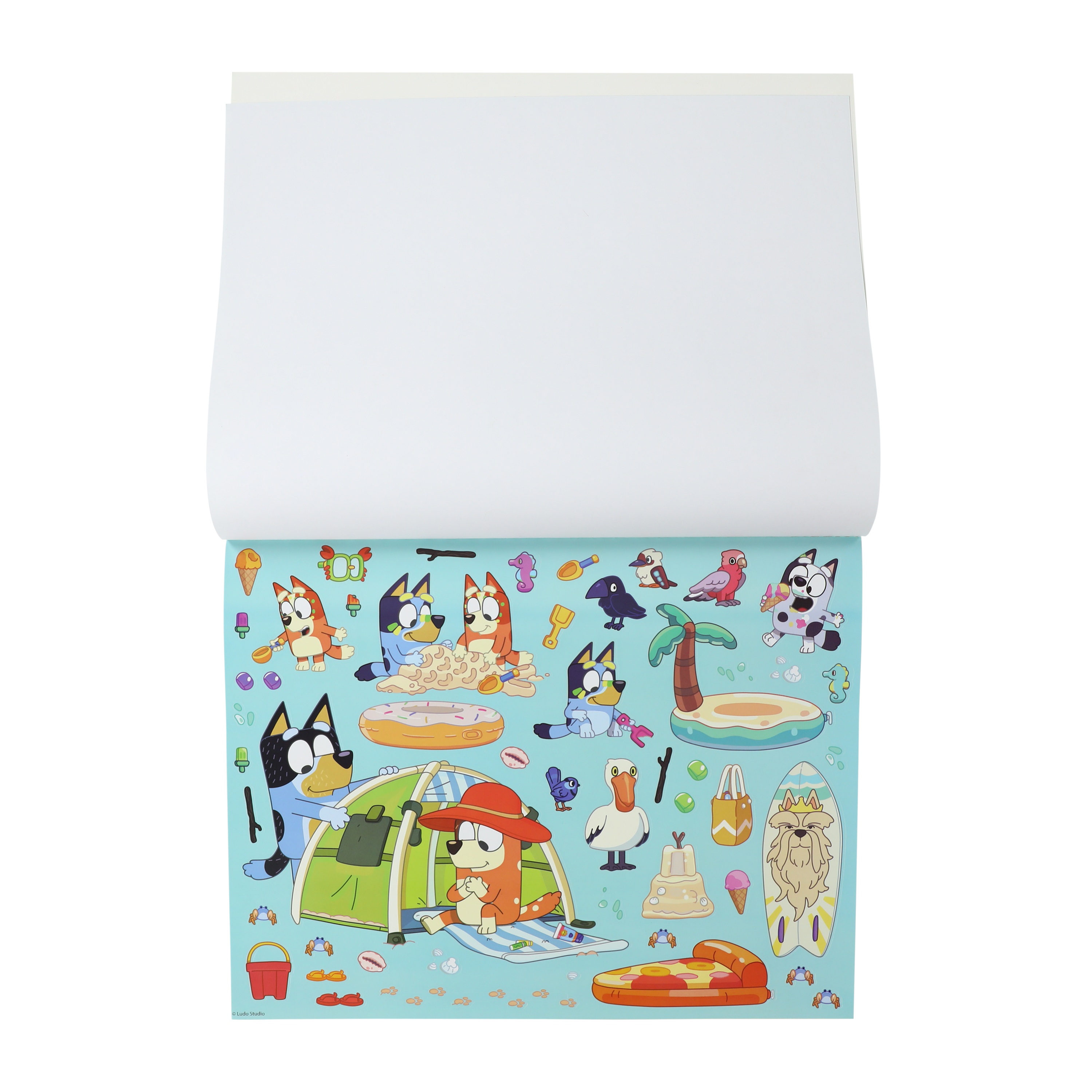 Bluey Repositionable Sticker Pad