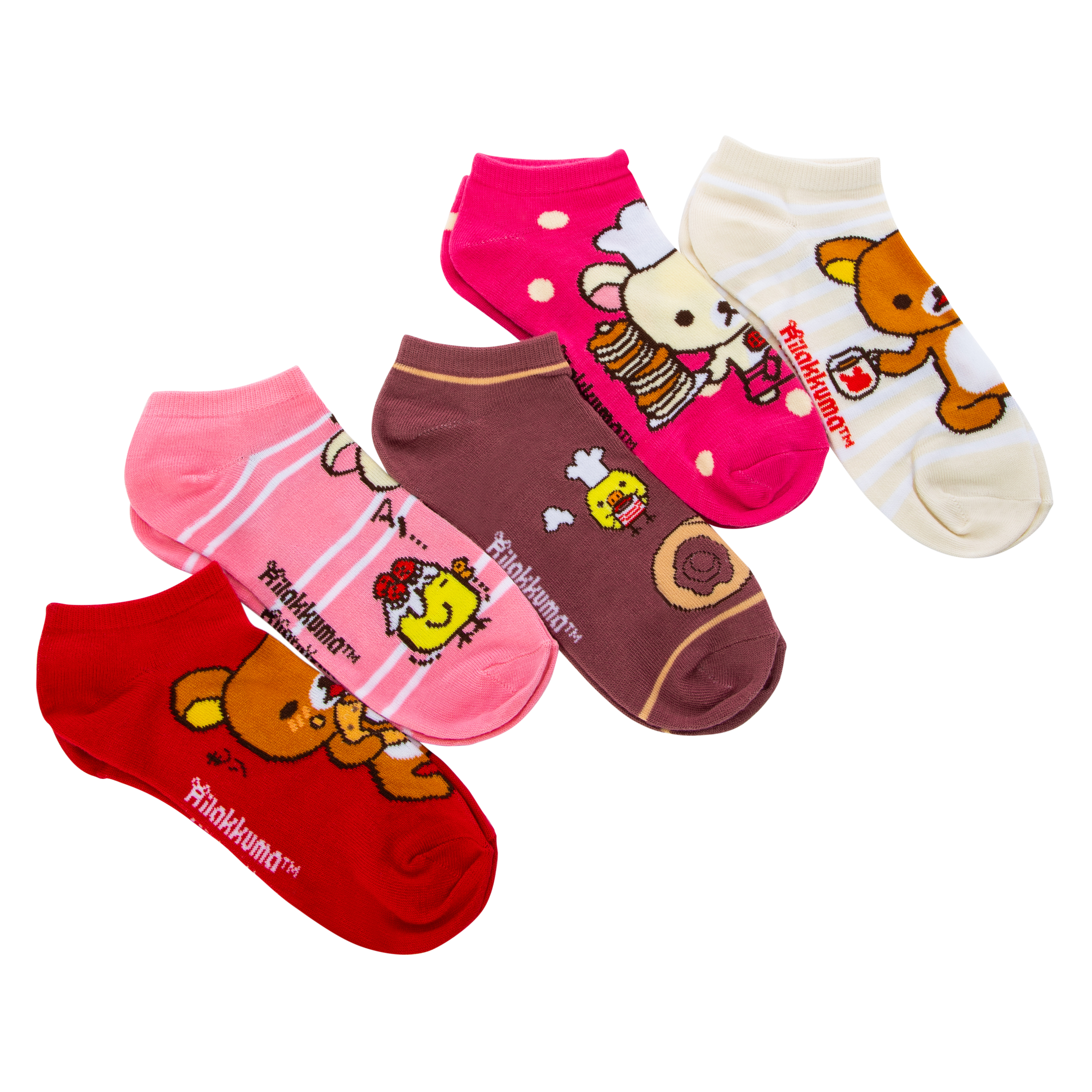 Rilakkuma™ Ladies Ankle Socks 5-Pack