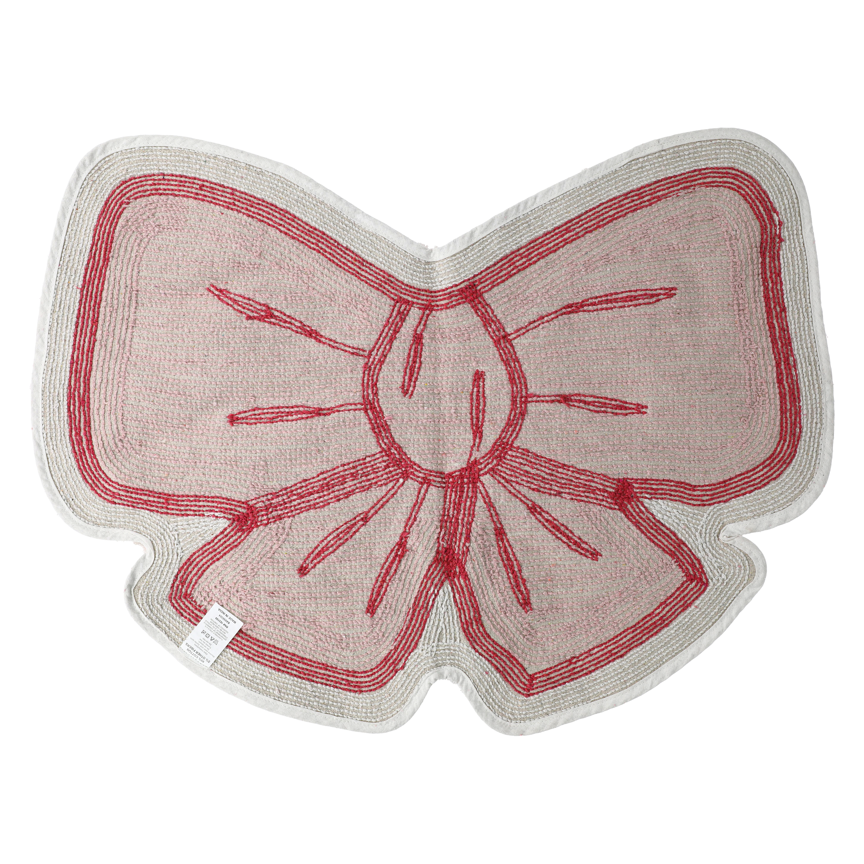 Bow Shaped Rug 26in x 33in