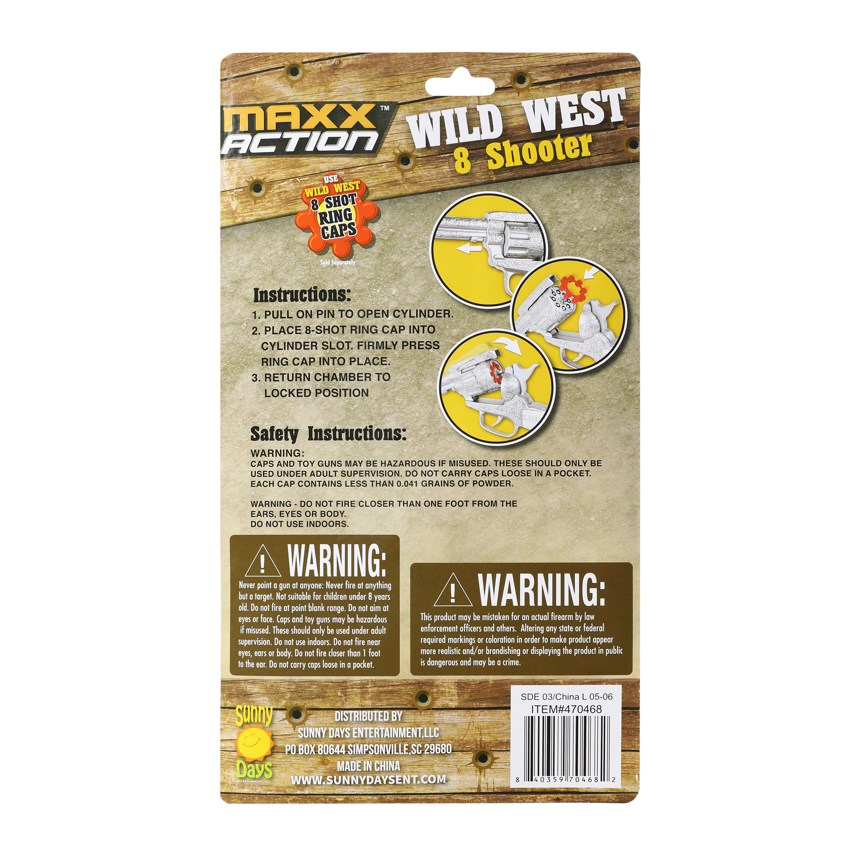 Maxx Action™ Cap Shot Blaster Toy
