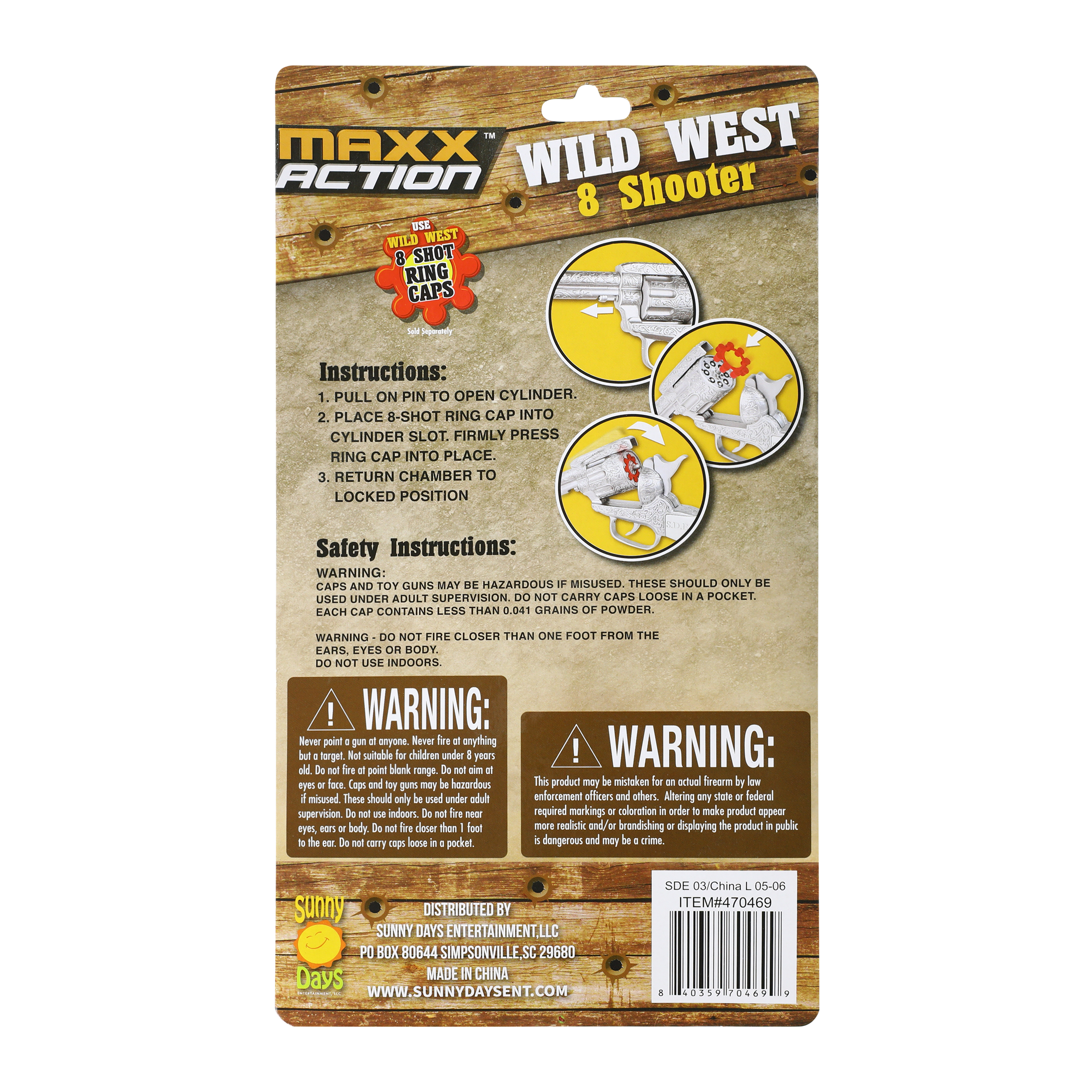 maxx action™ cap shot blaster toy