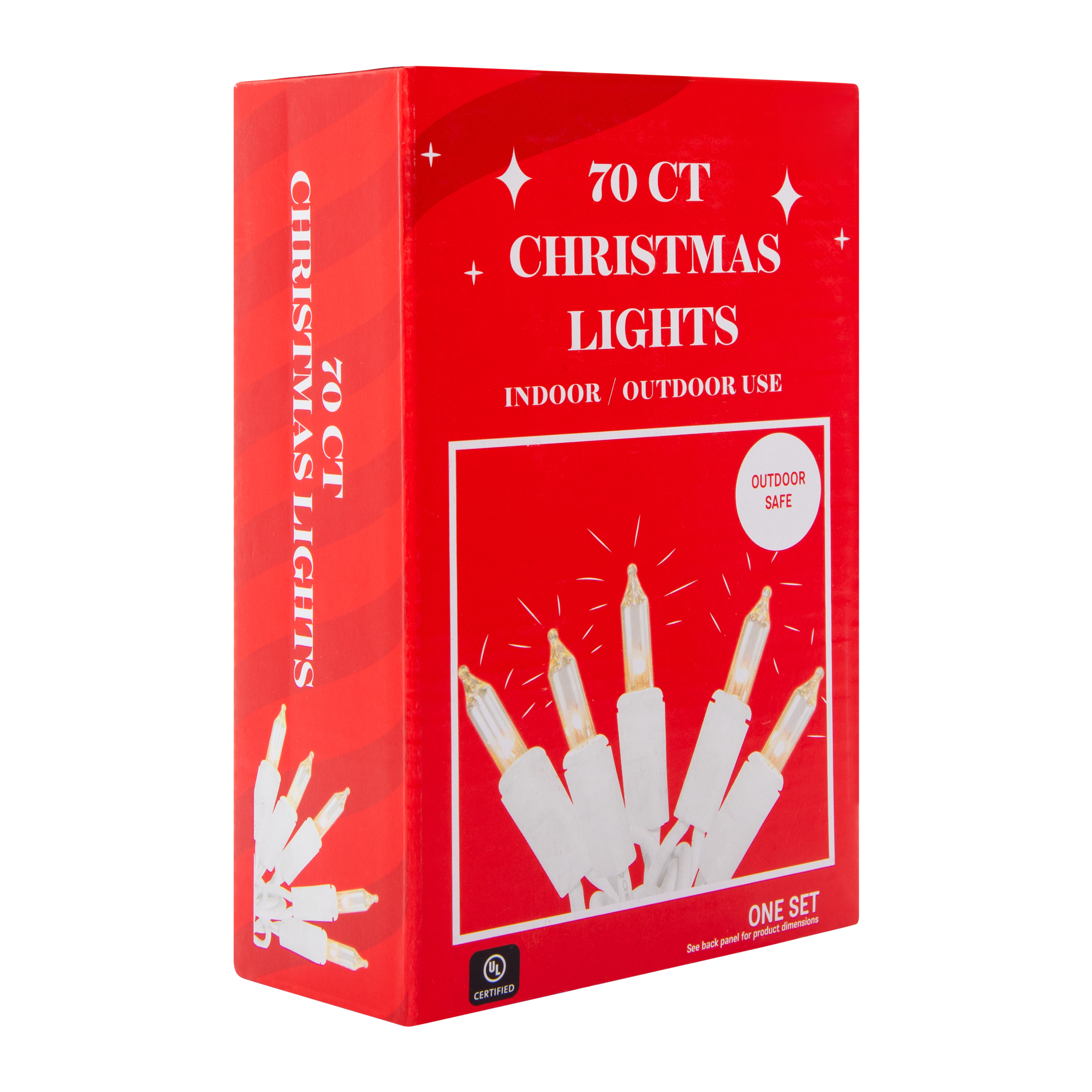 Christmas Lights Set 70-Count - Clear