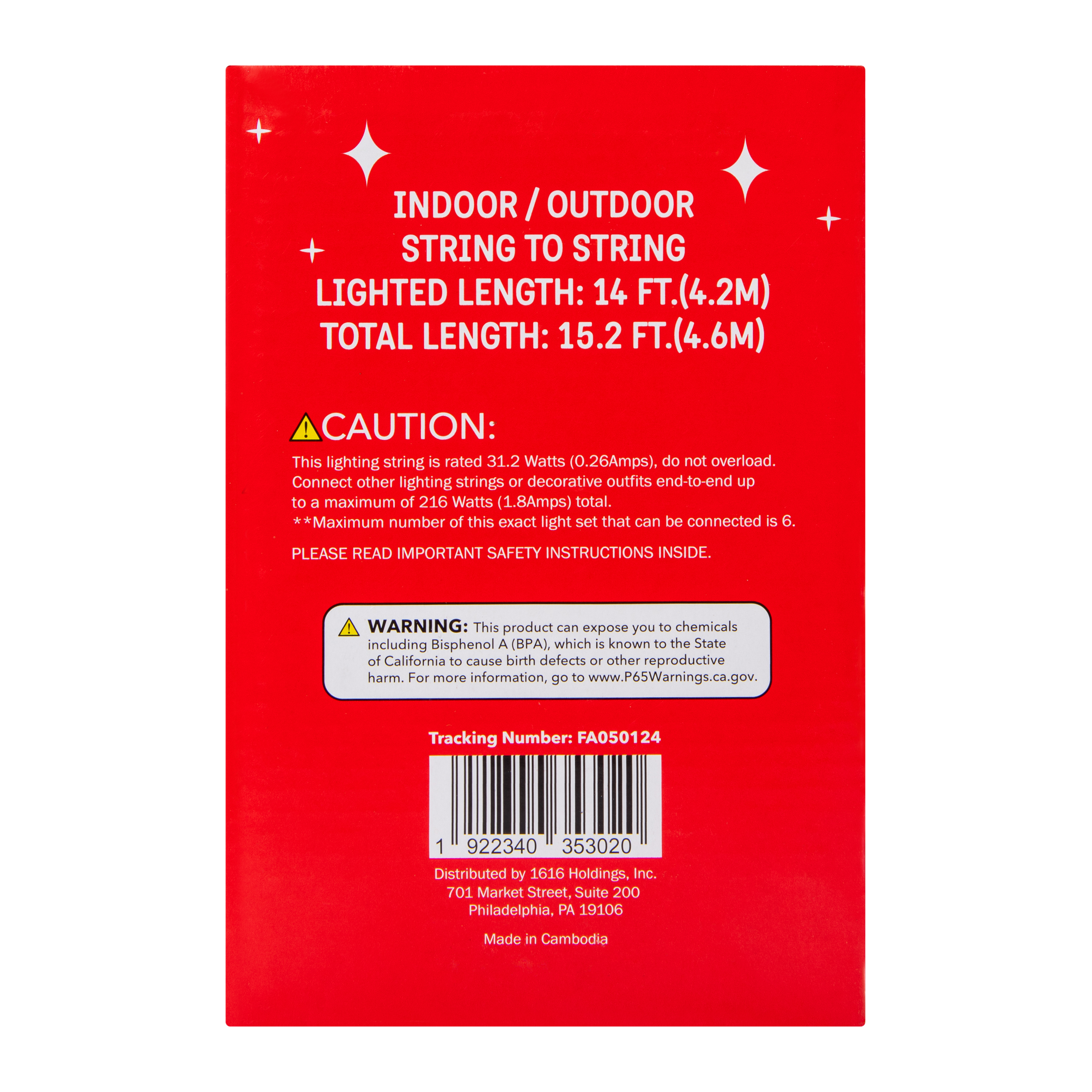 Christmas Lights Set 70-Count - Clear