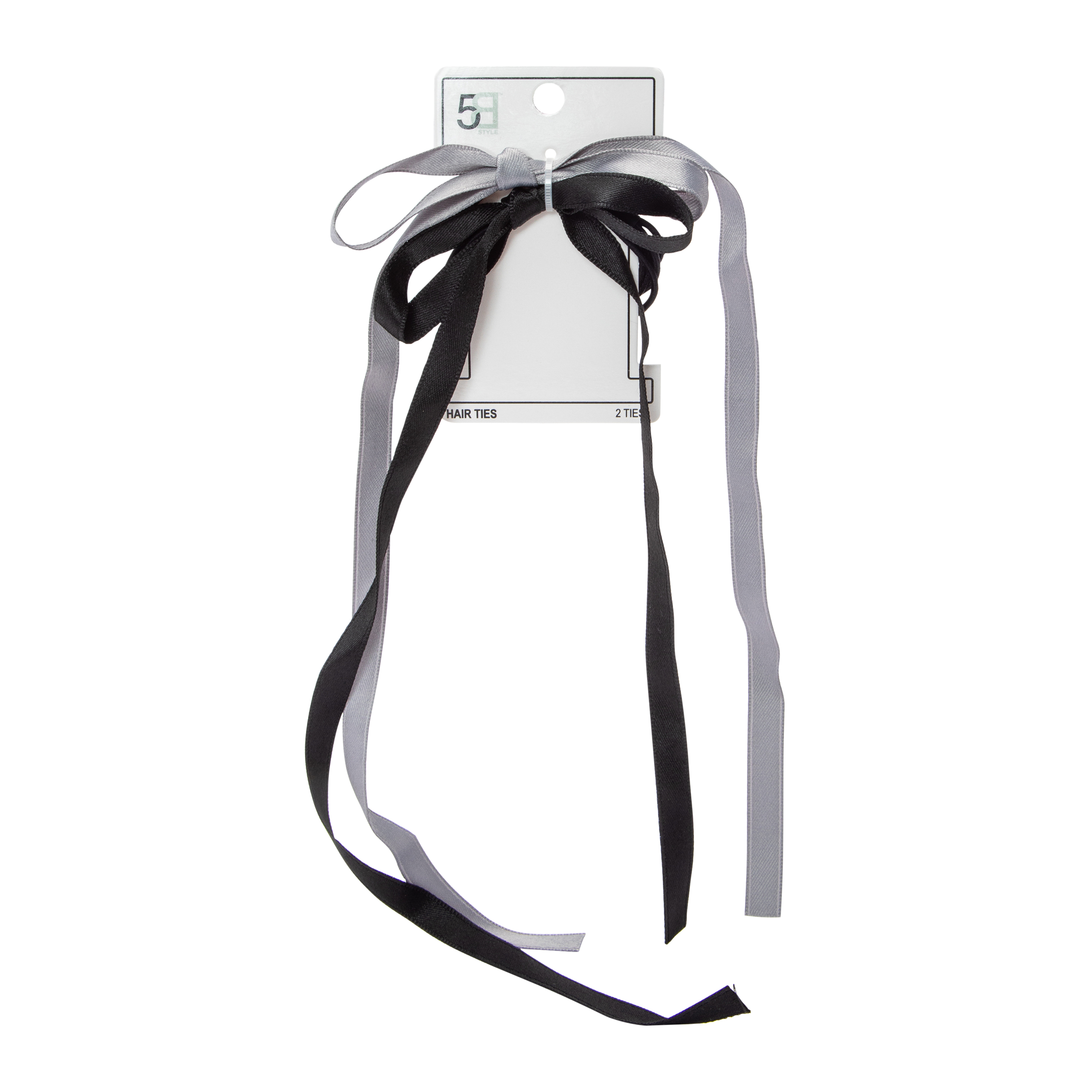 Satin Bow Hair Ties 2-Count