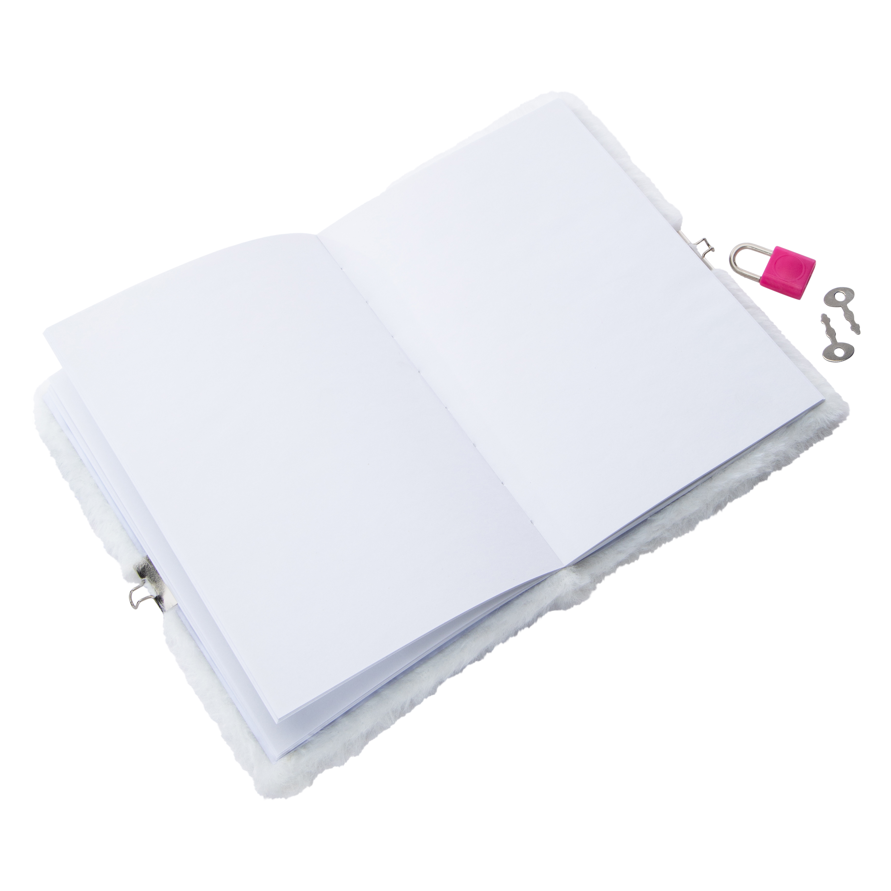 Hello Kitty® Fuzzy Diary With Lock & Key