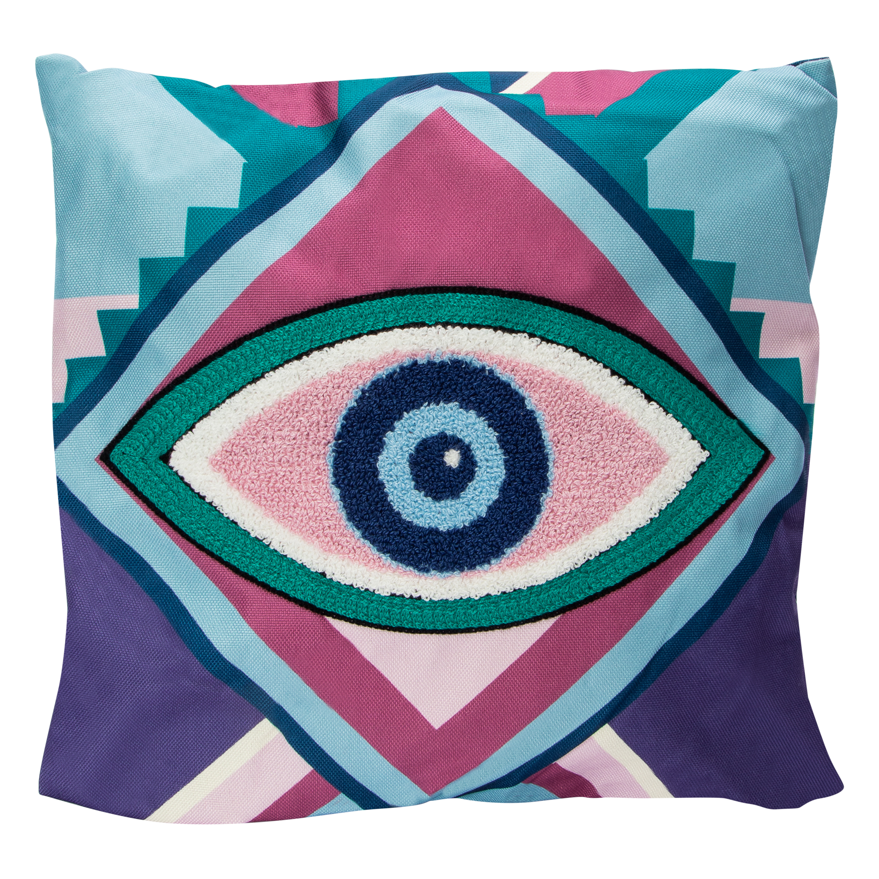 Eyeball Icon Throw Pillow 16in x 16in