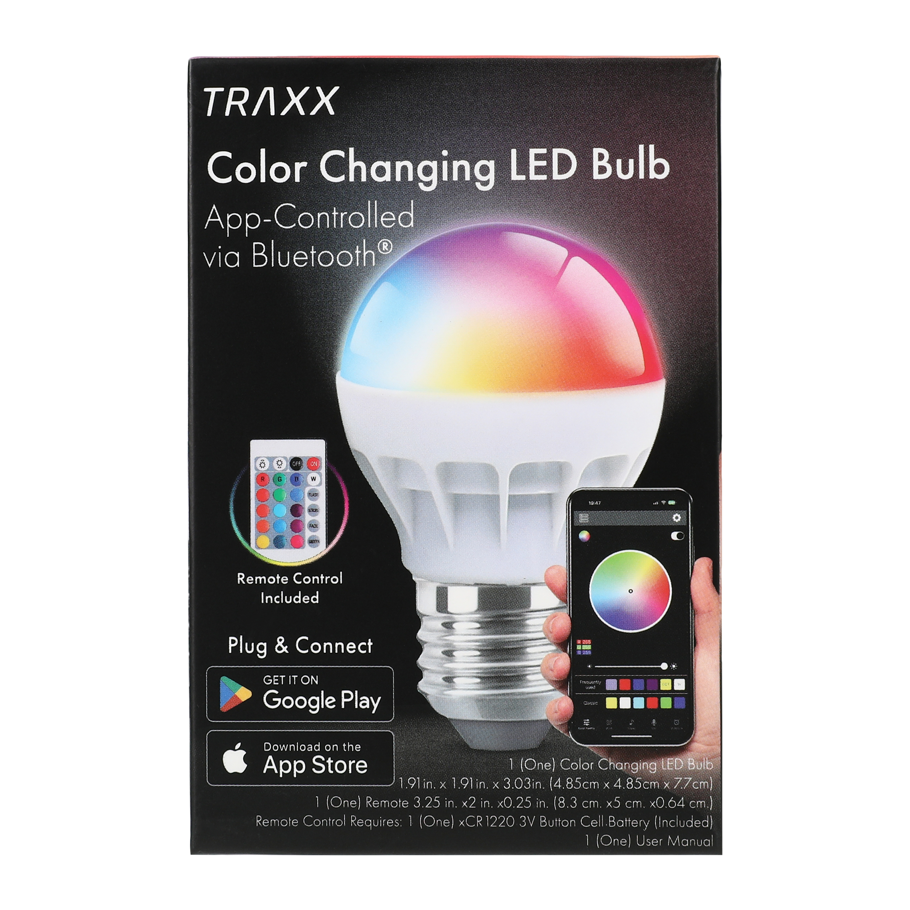 Traxx Color Changing LED Bulb
