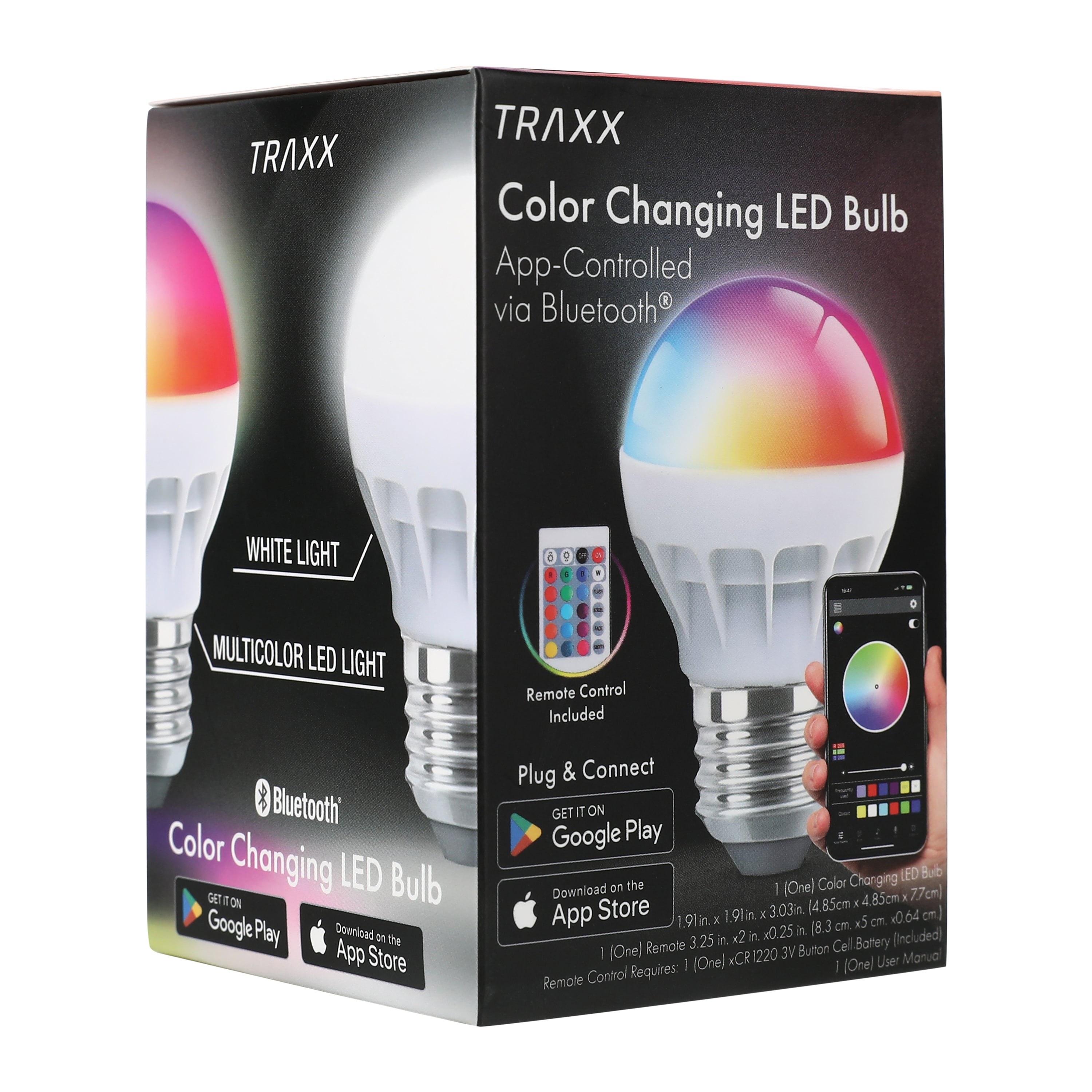 Traxx Color Changing LED Bulb