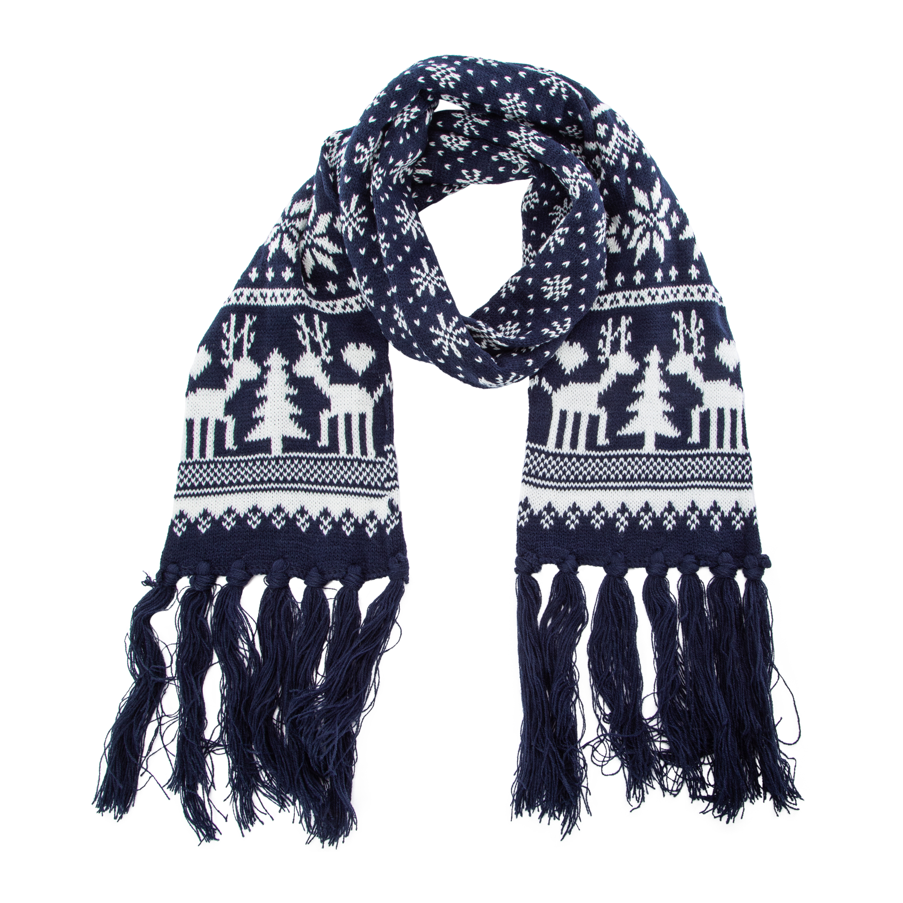 Fair Isle Winter Scarf