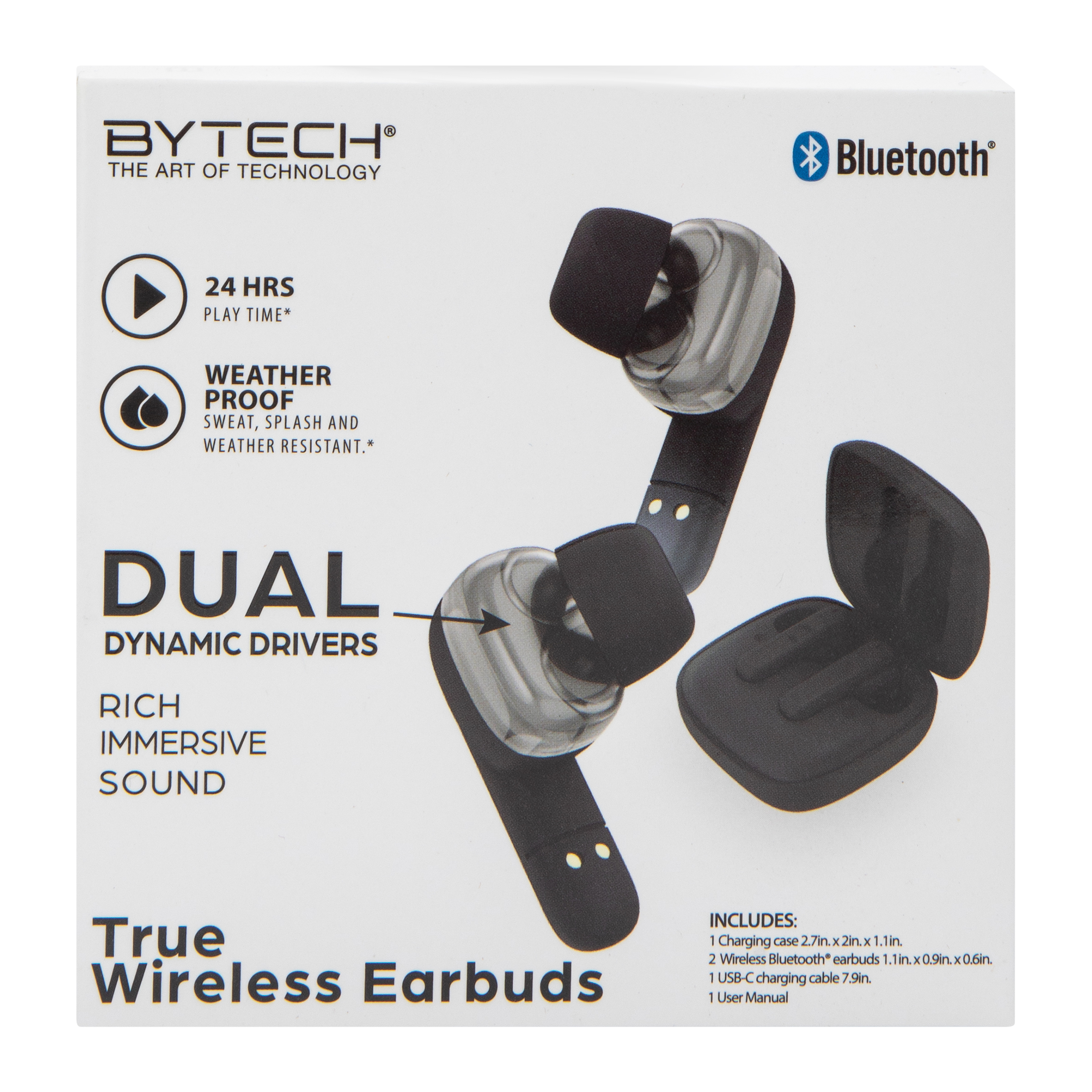 Bytech® True Wireless Earbuds