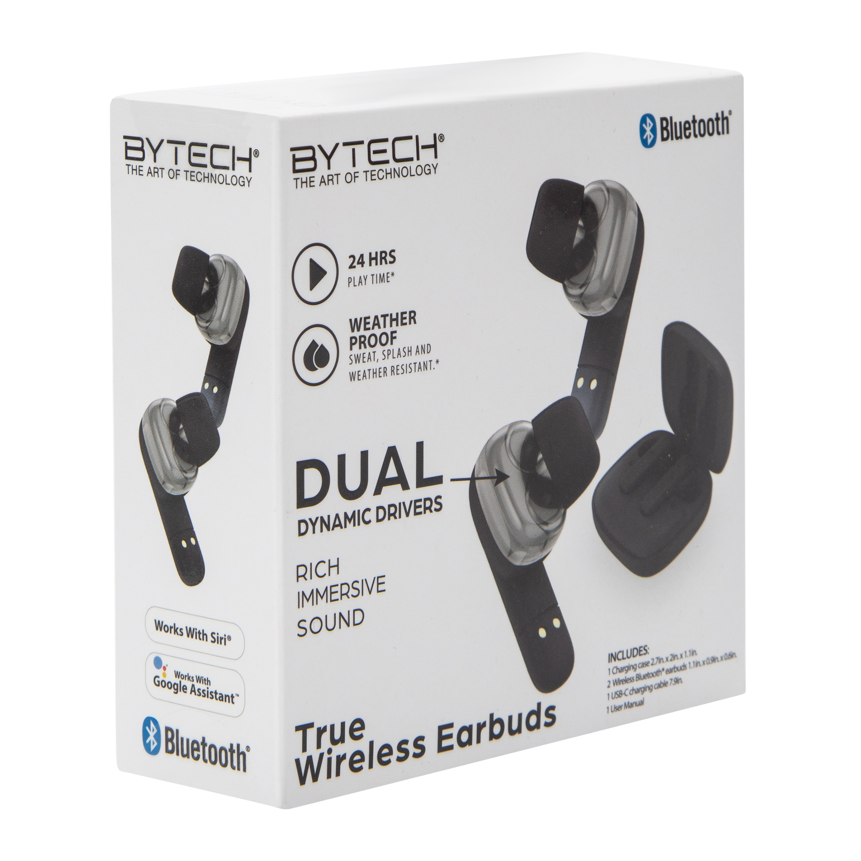 Bytech® True Wireless Earbuds