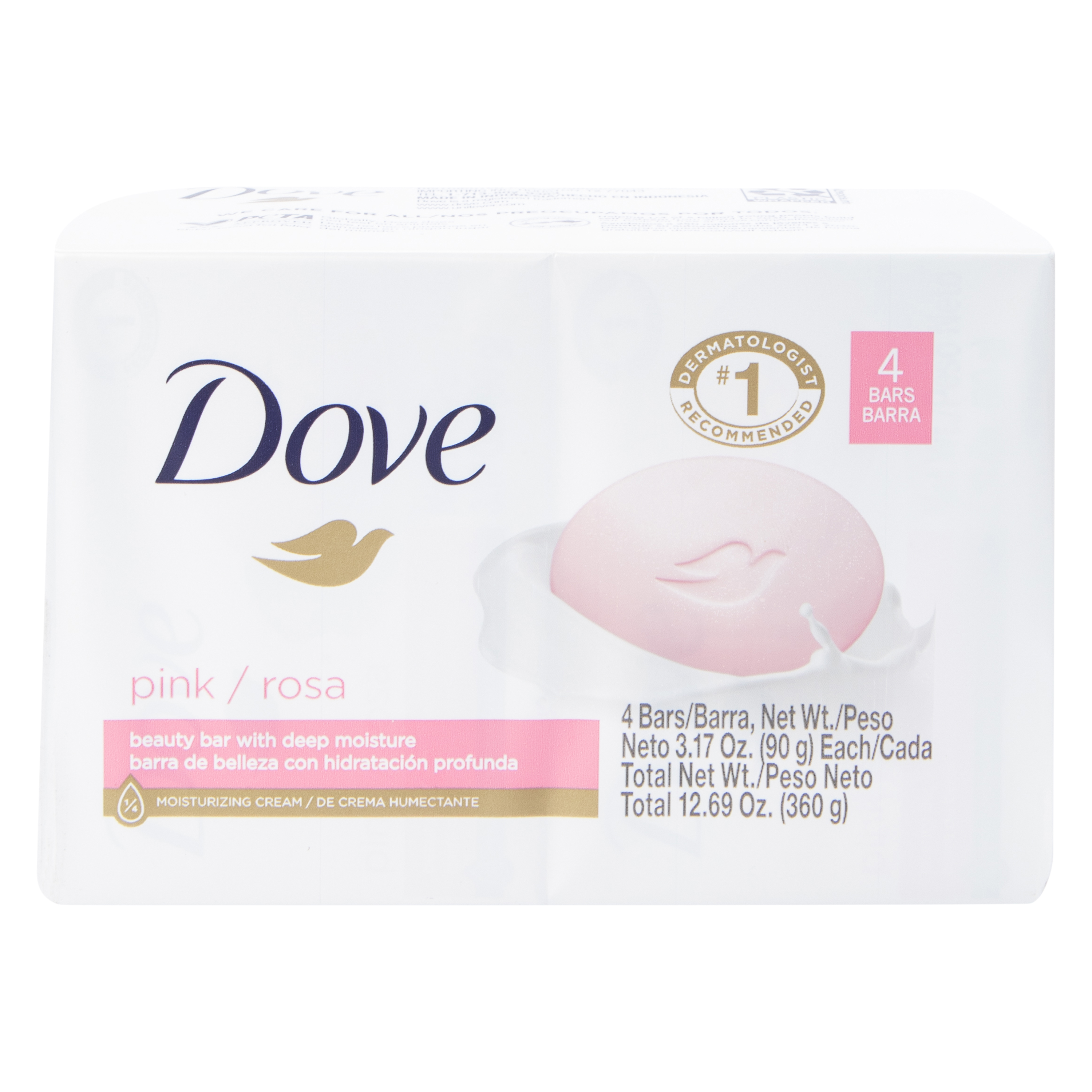 Dove Pink Beauty Bar 4-Count