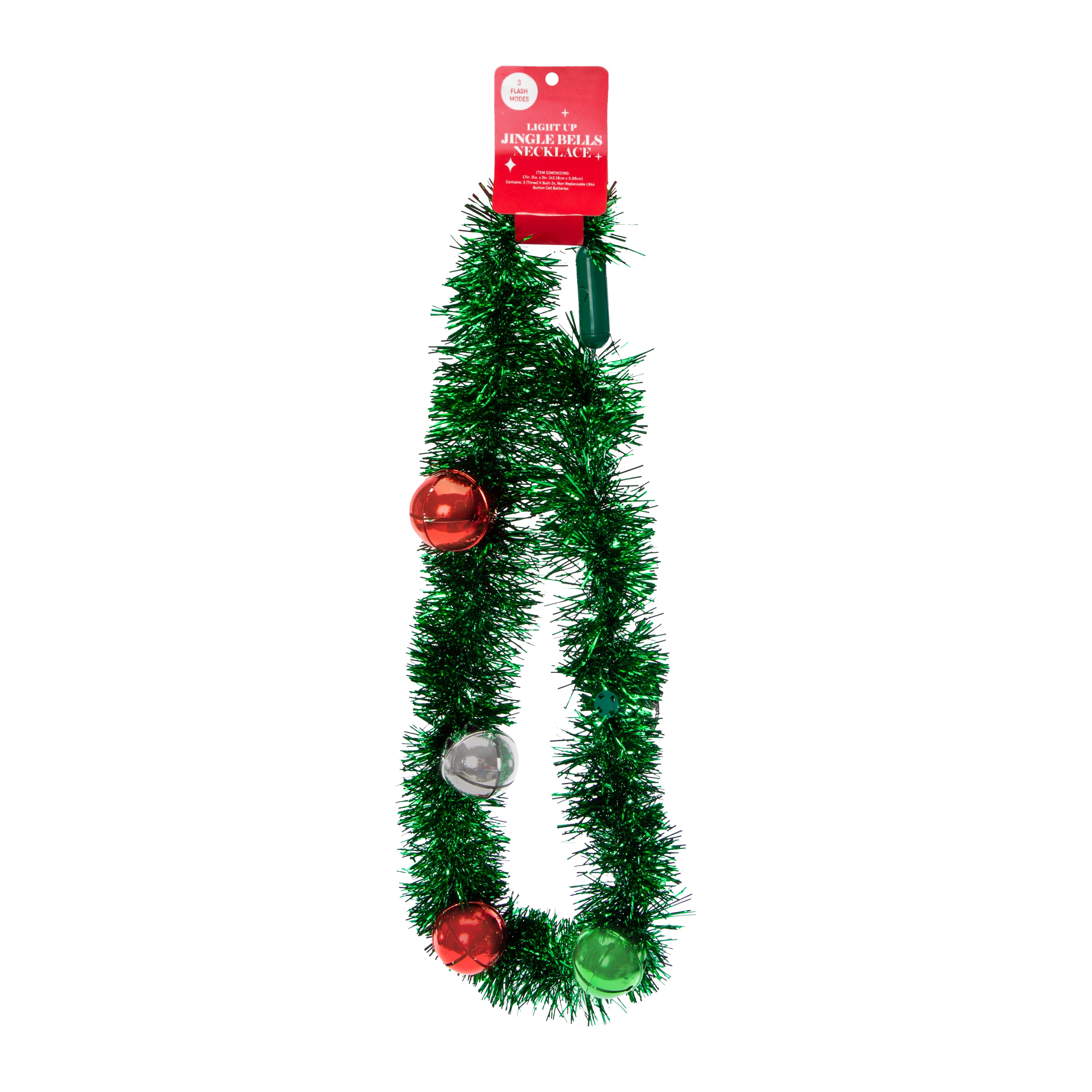 LED Tinsel Christmas Necklace