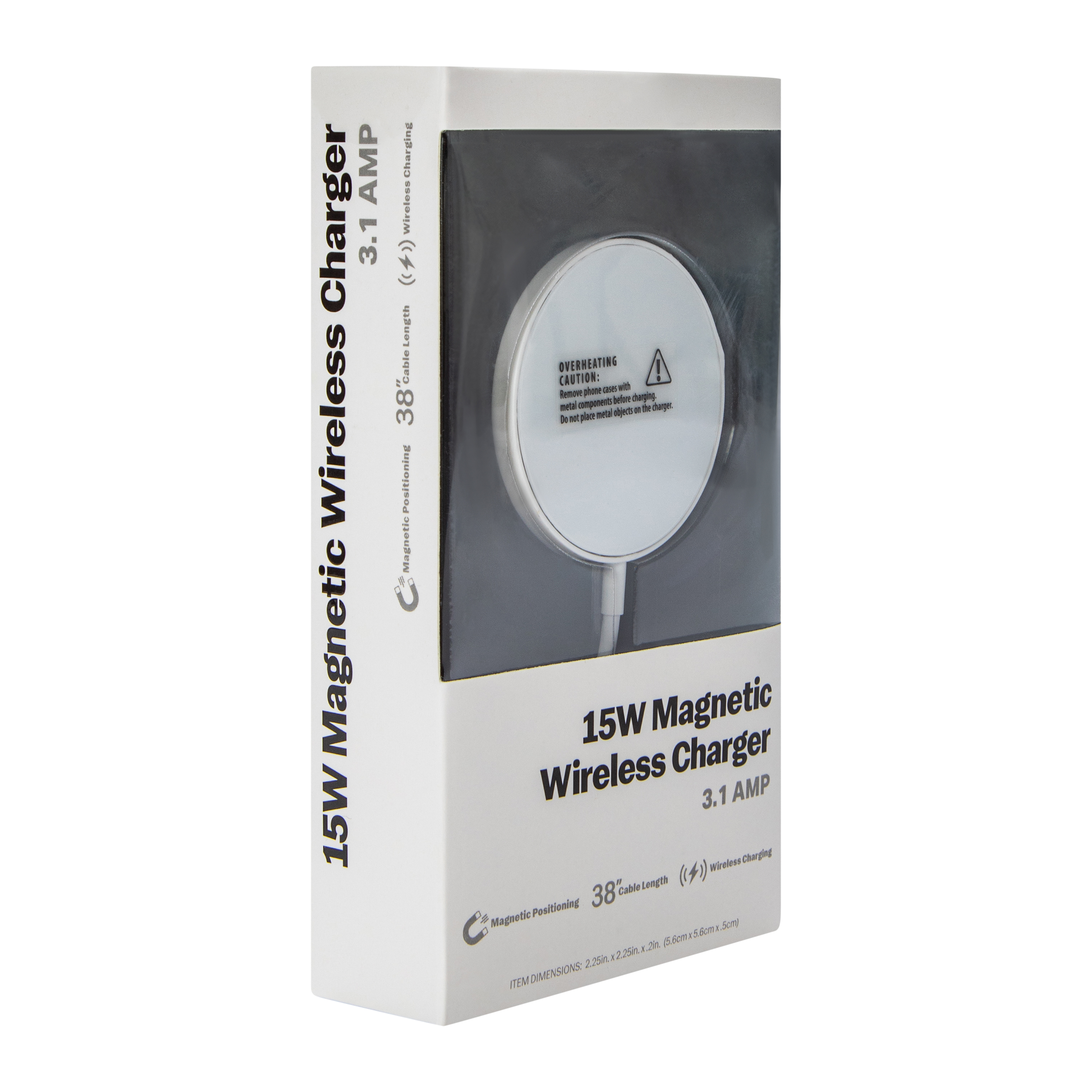 15W Magnetic Wireless Charger 38in