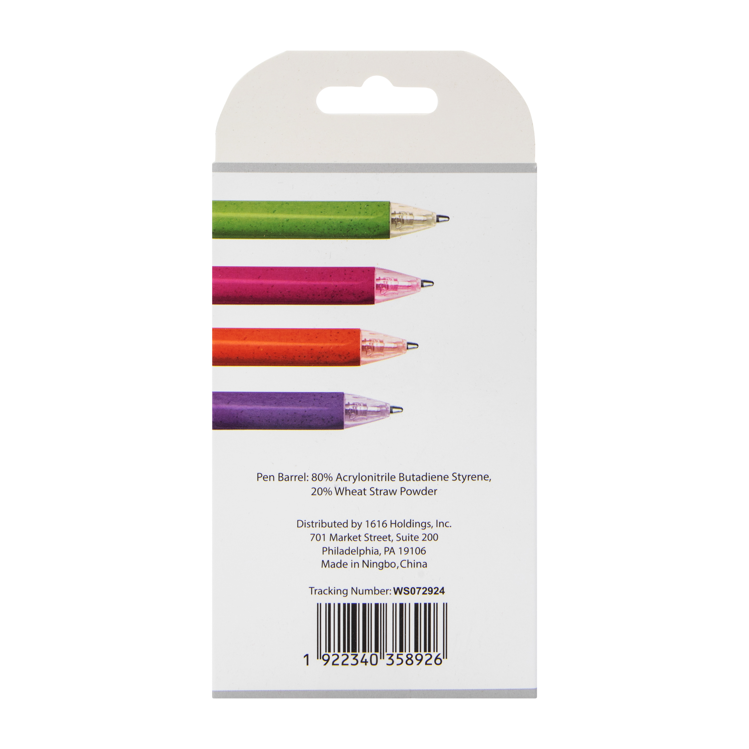 Wheat Plastic Click Ballpoint Pens 16-Count