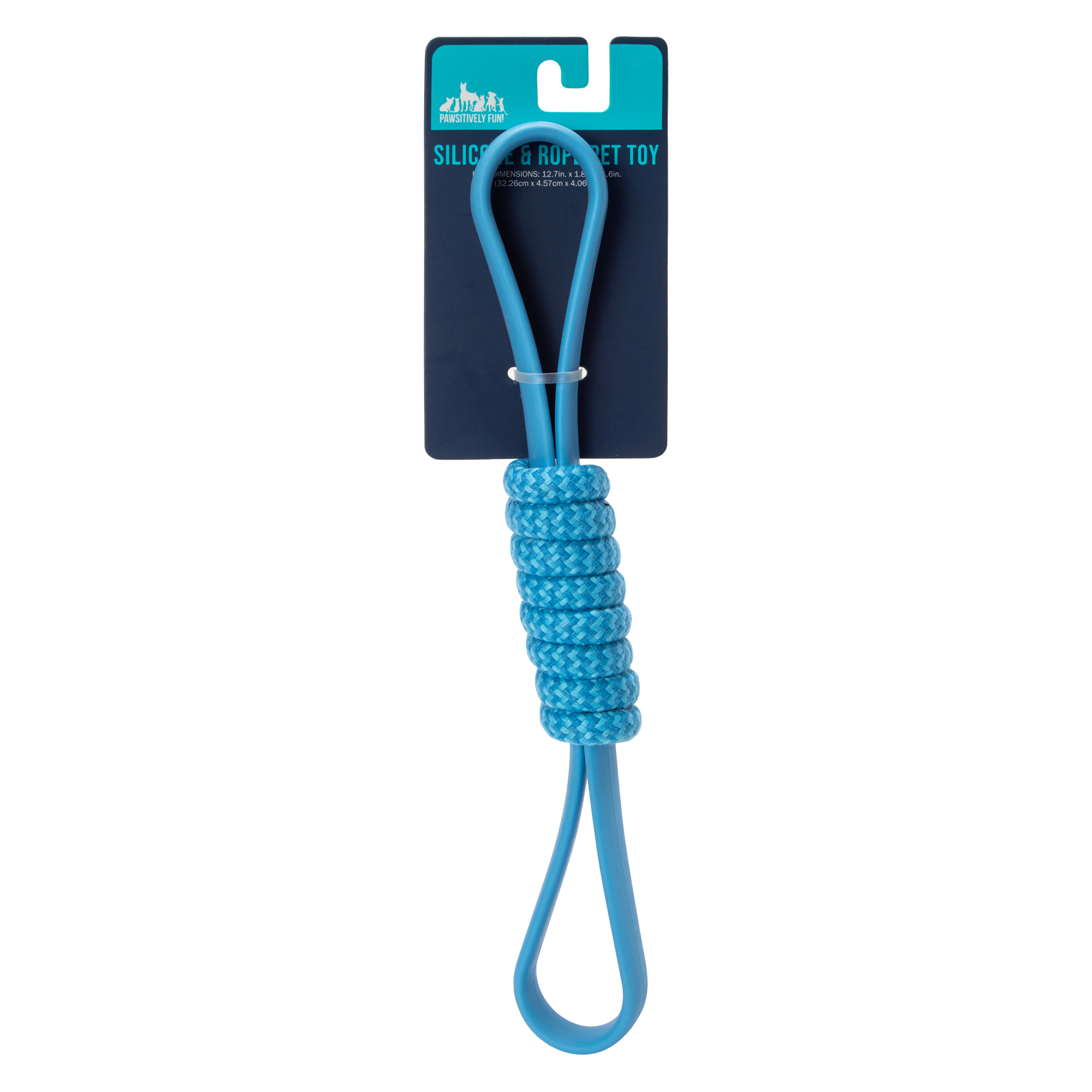 Pawsitively Fun! Silicone and Rope Pet Toy