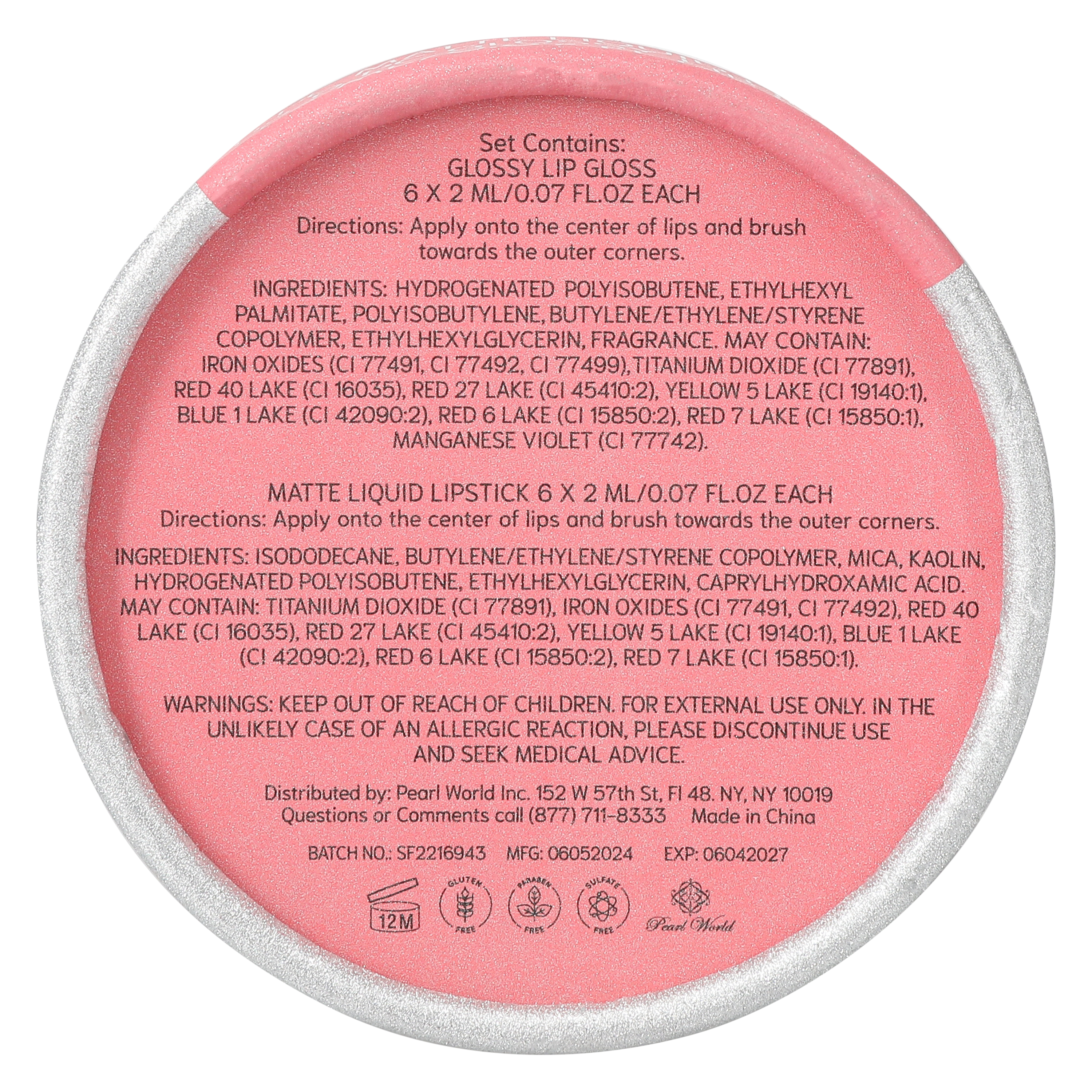 Smoke & Mirrors Perfect Pout 6-Piece Lip Kit