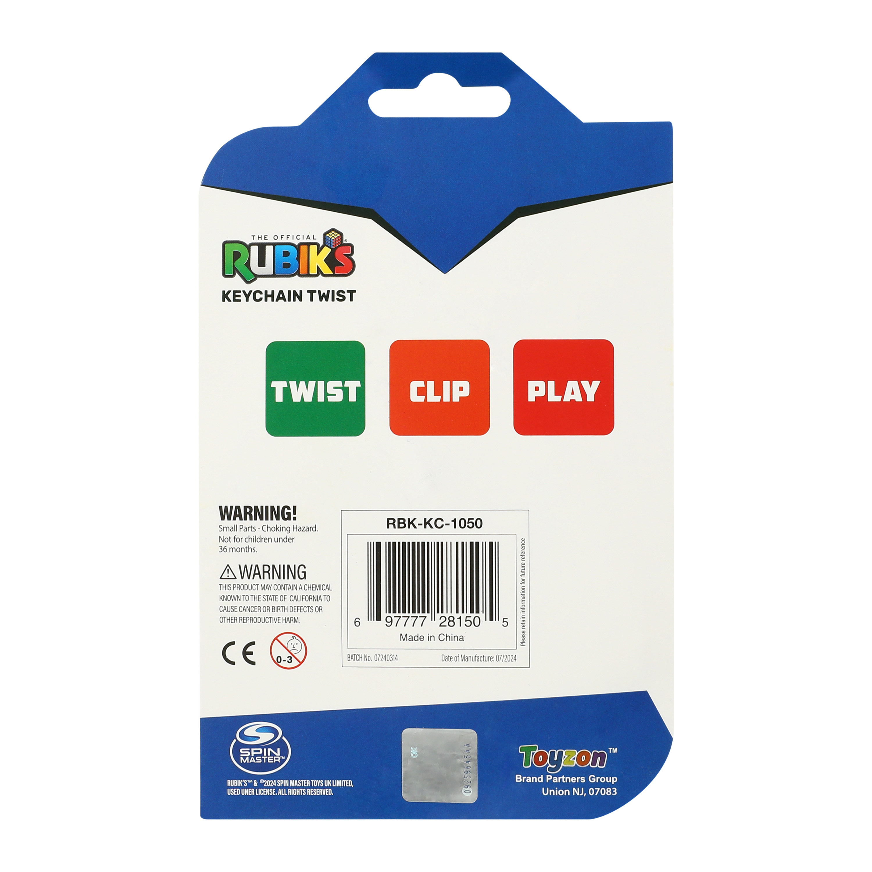 The Official Rubik's® Keychain Twist