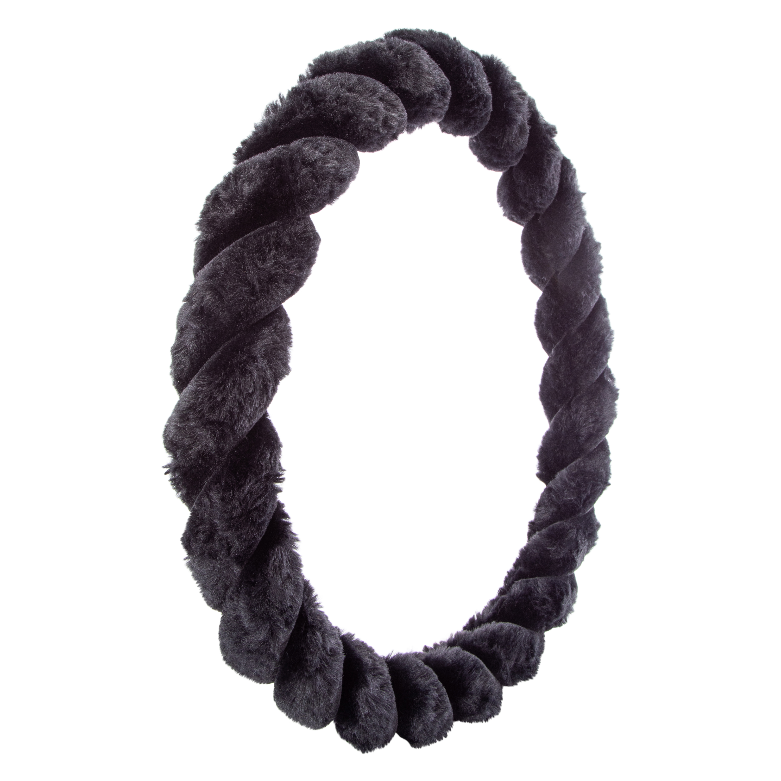 Fuzzy Steering Wheel Cover 15in
