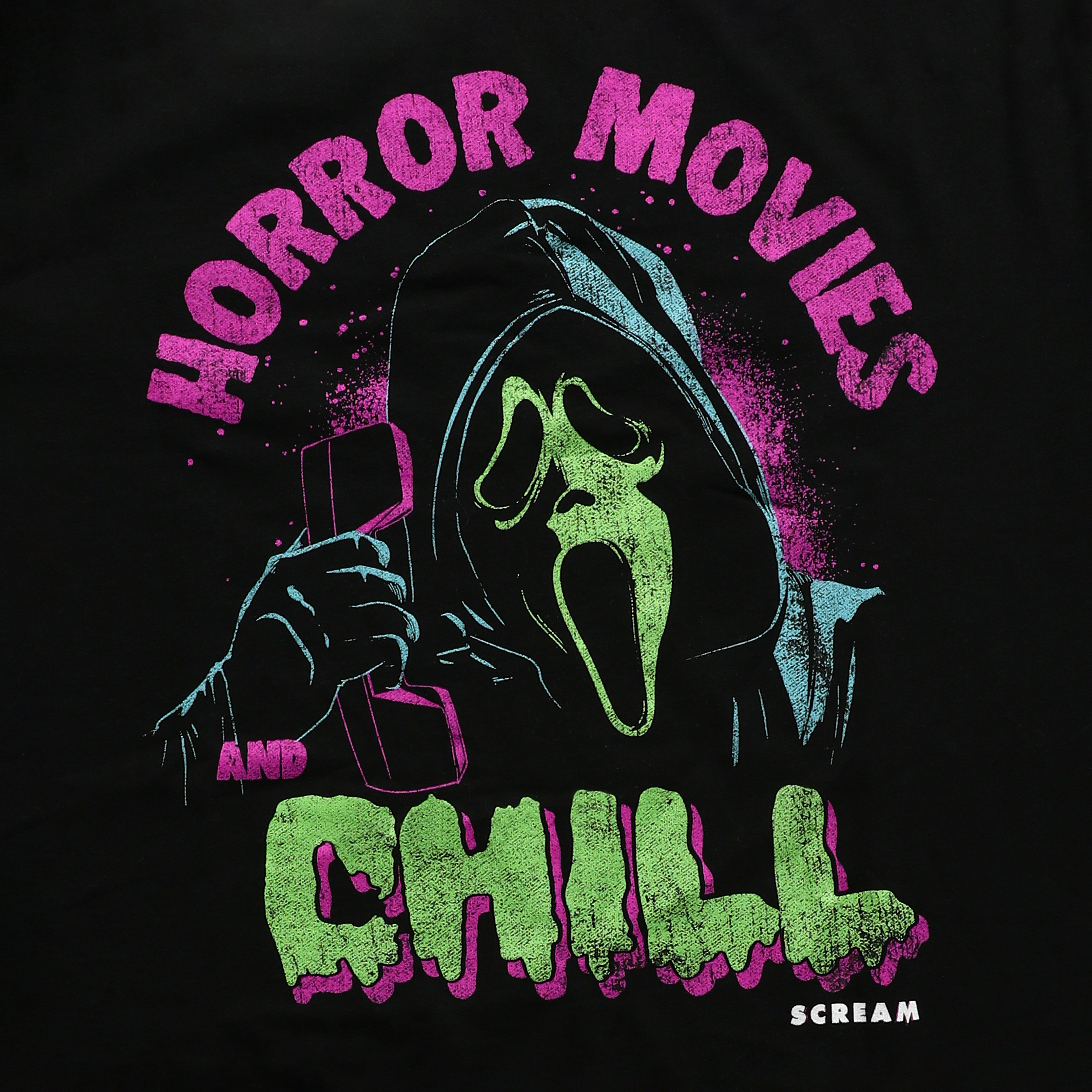 Scream Ghost Face® 'Horror Movies And Chill' Graphic Tee