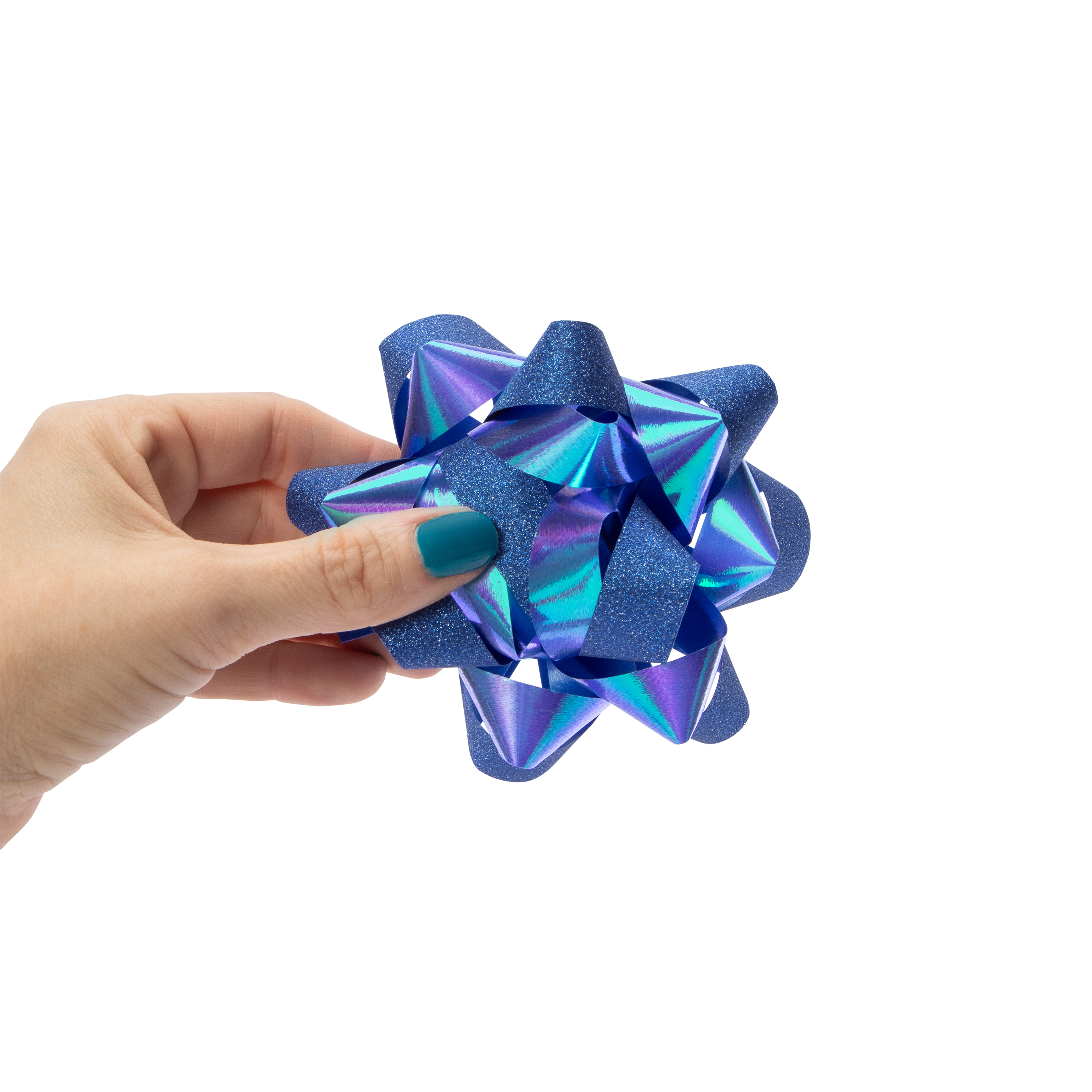 Glitter Christmas Gift Bows 3-Count