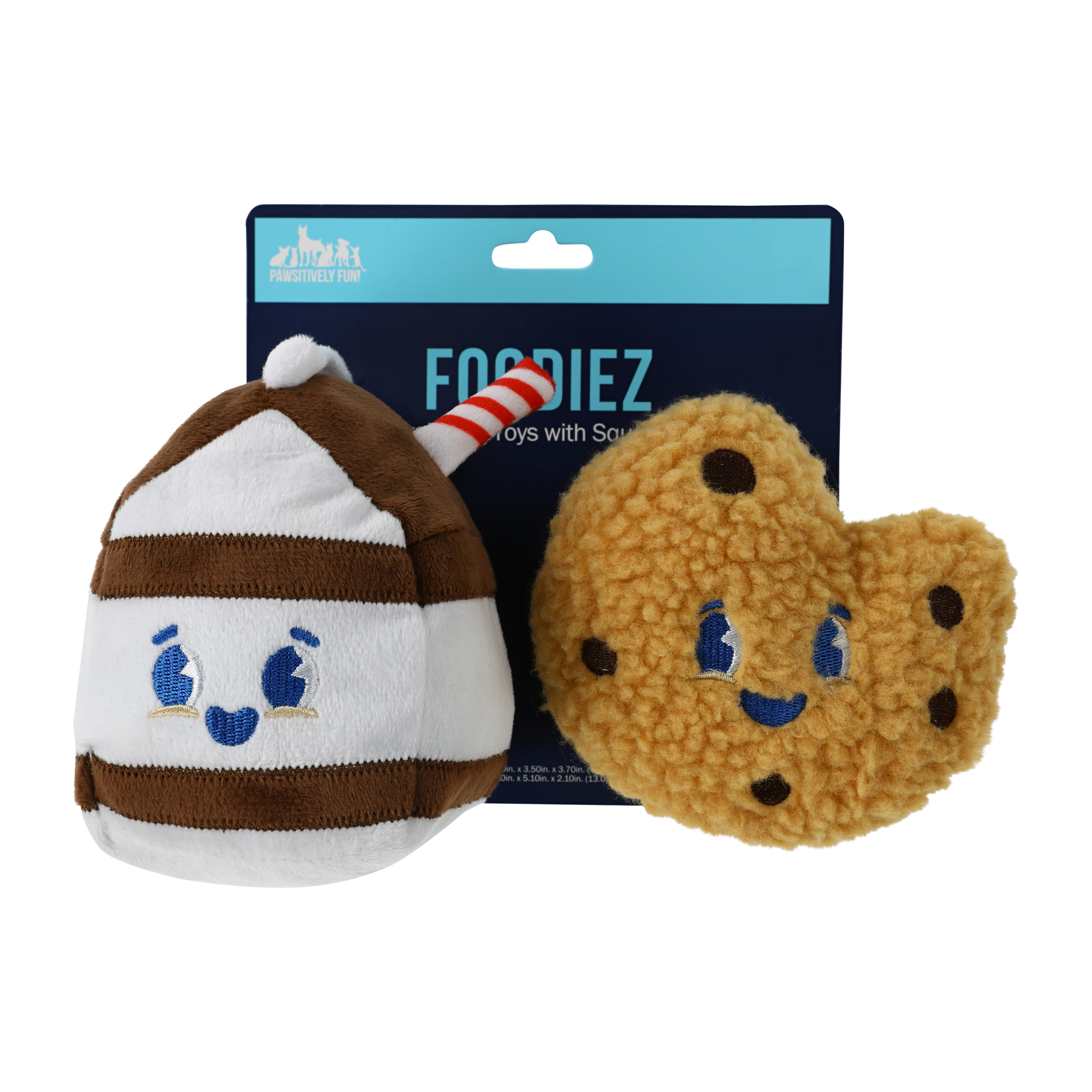 Pawsitively Fun! Pet Plush Toy 2-Count
