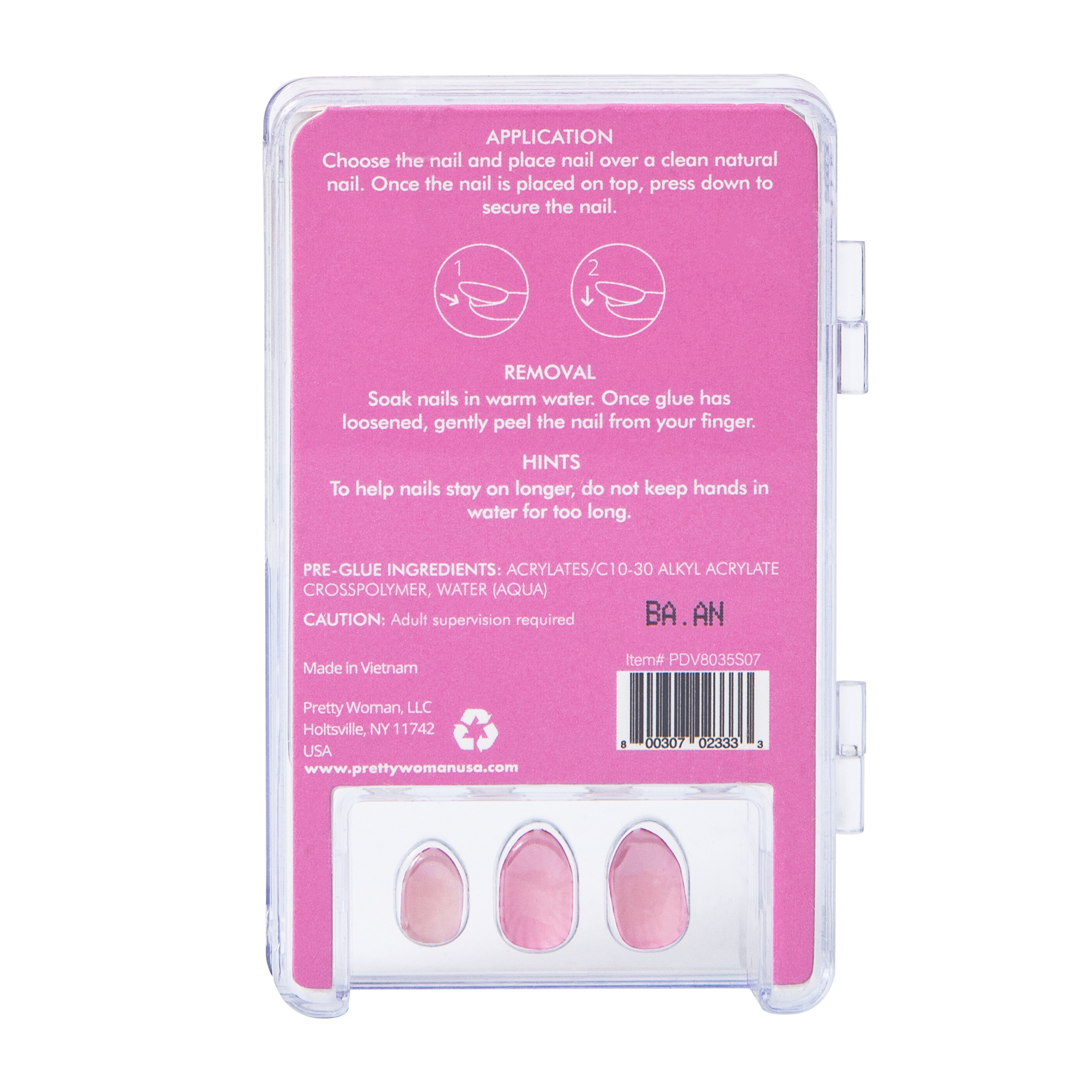 Pretty Woman Kids Collection Faux Nails 24-Nails