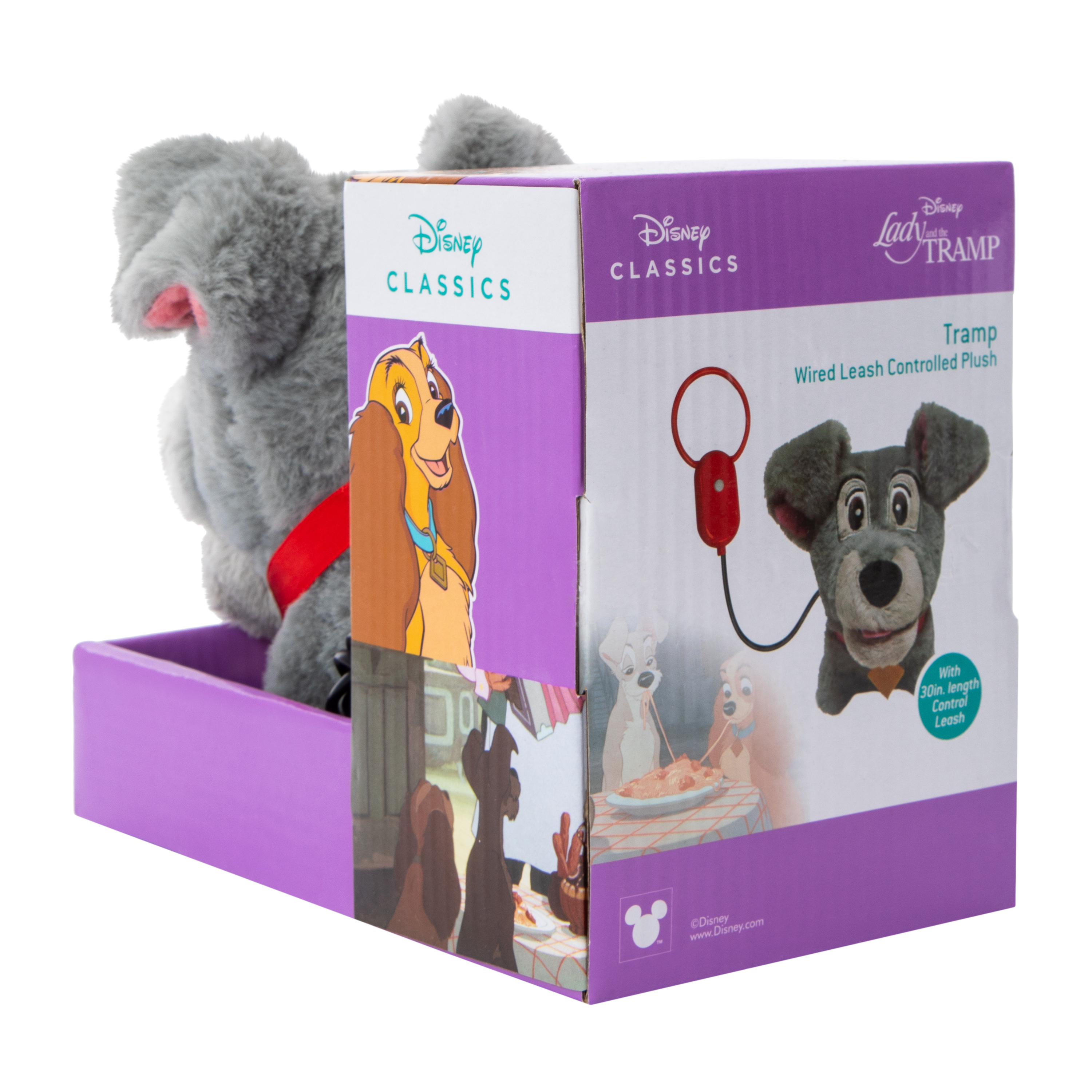 Disney Wire Leash Controlled Tramp Plush Toy