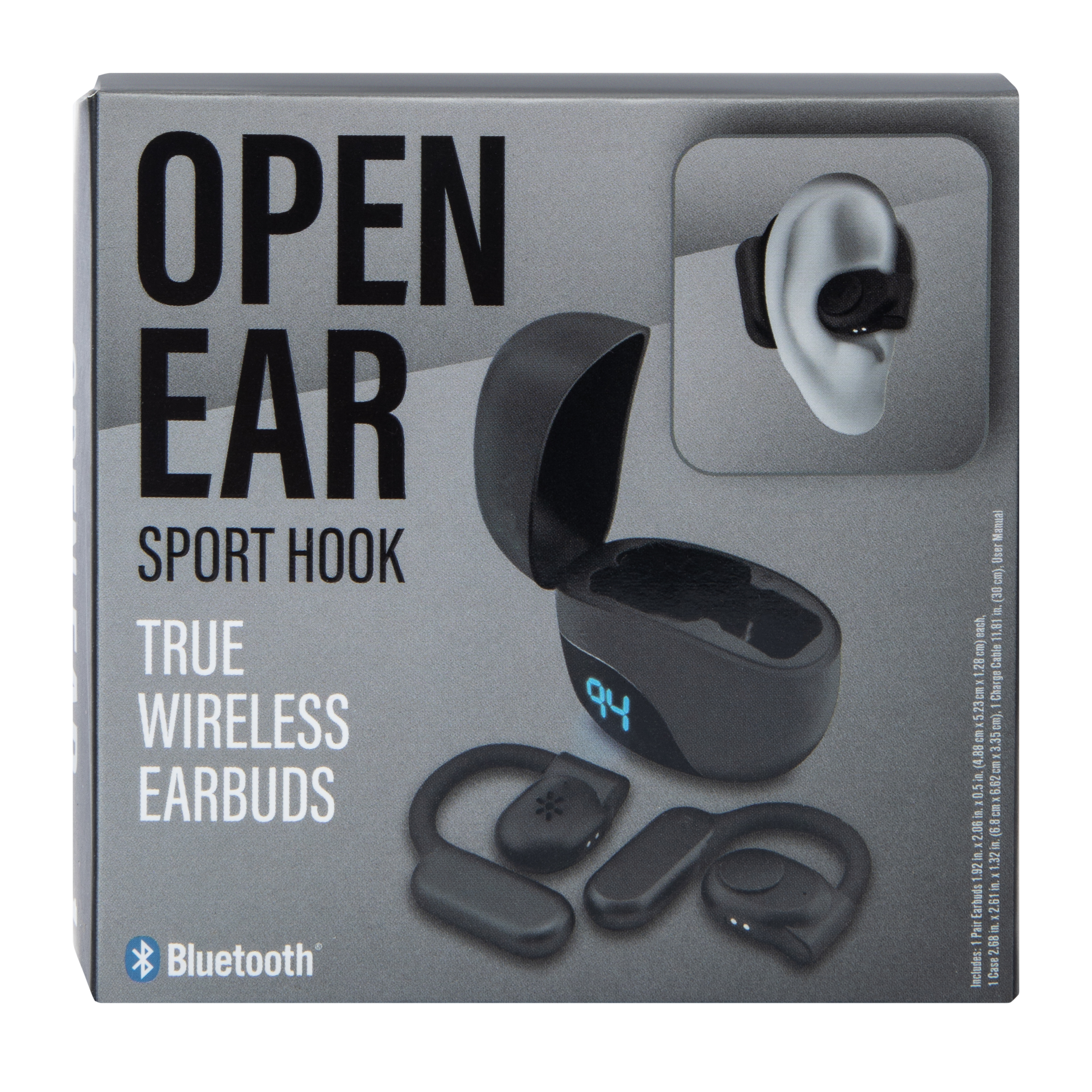 Open Ear Sport Hook Bluetooth® True Wireless Earbuds
