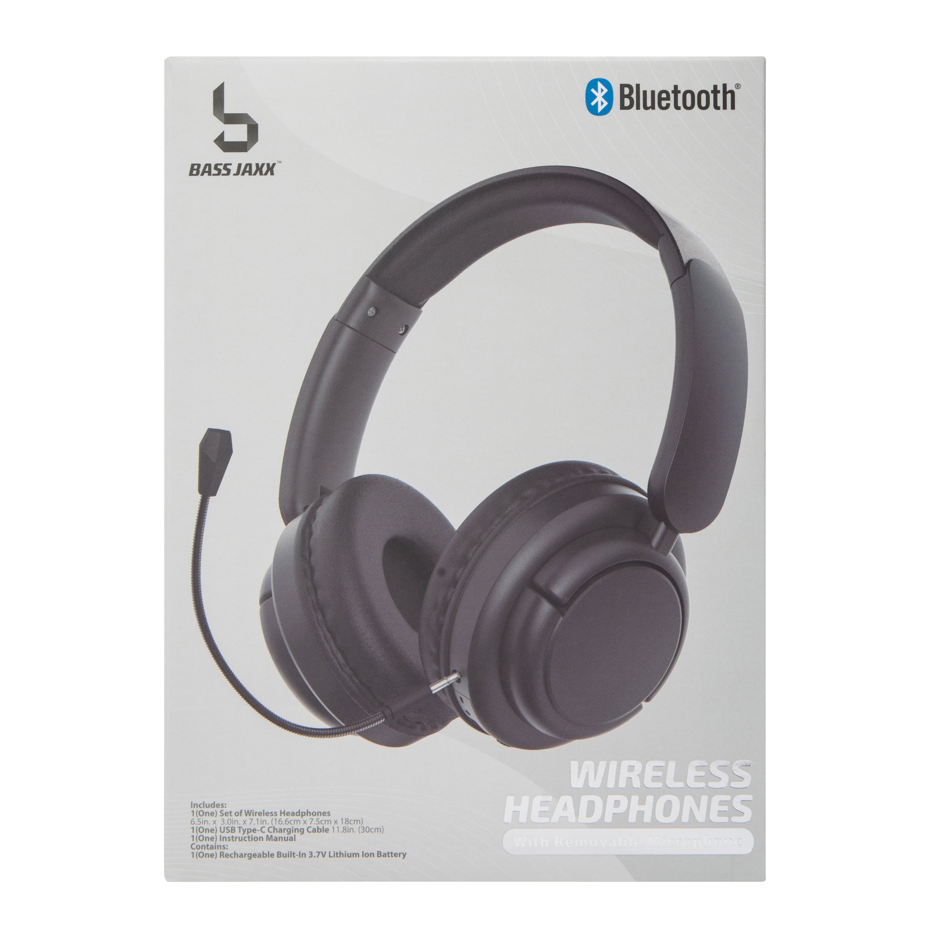 Wireless Headphones With Removable Mic