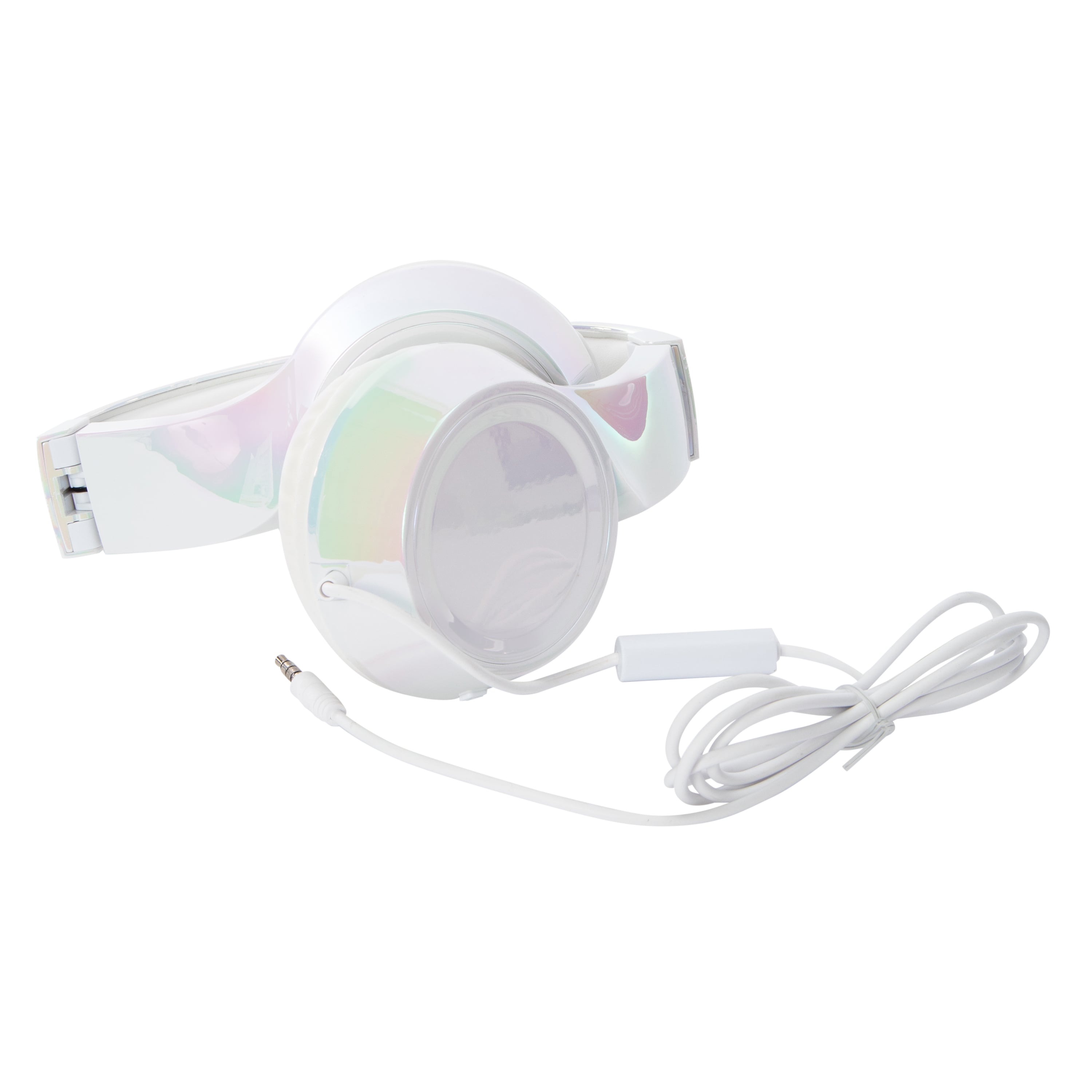 Audifonos de Panda con Orejas LED y Microfono Cableado 4