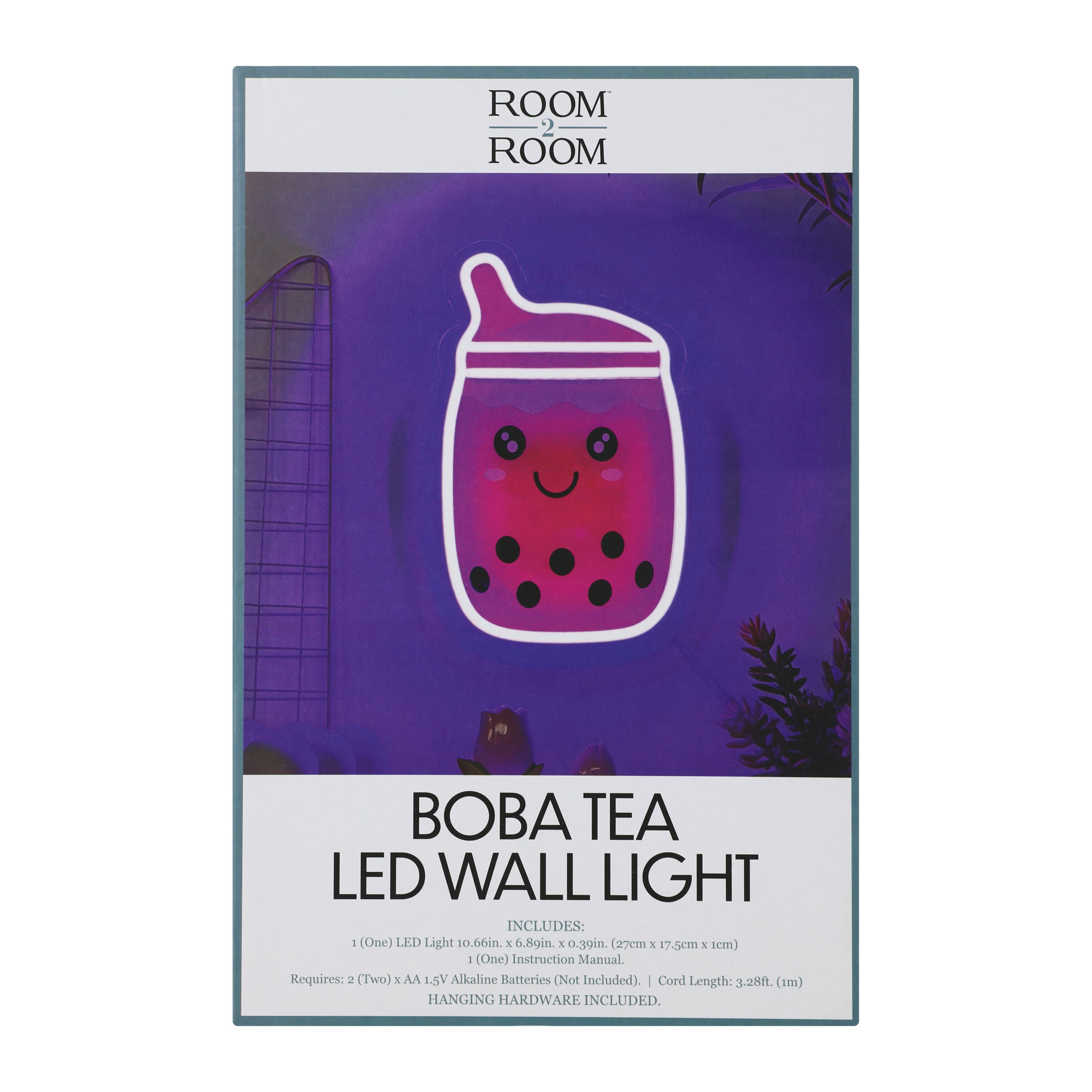 Boba Tea LED Wall Light