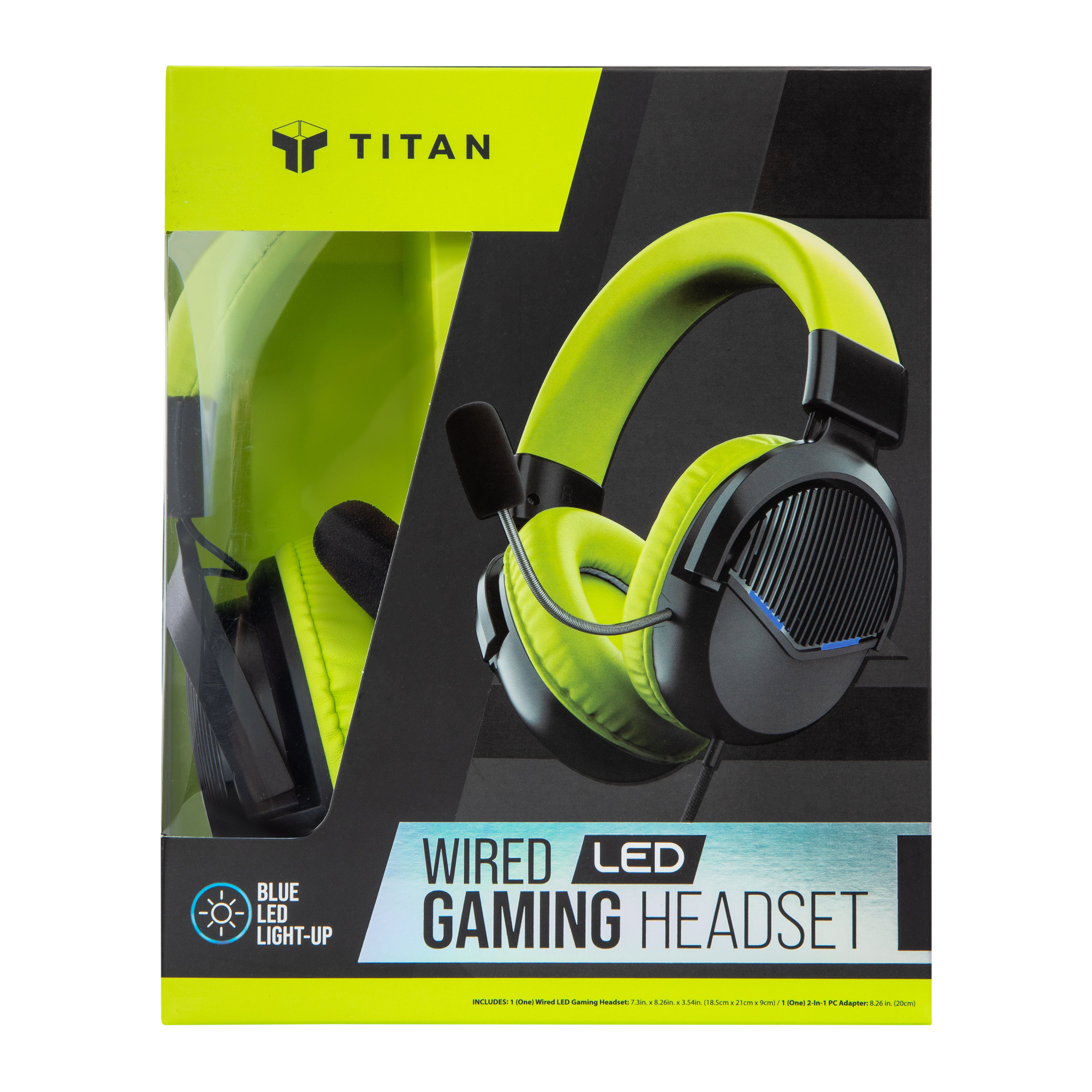 Audifonos Gamer Titan Con Cable LED y Microfono Pa Que Subas De Nivel 5