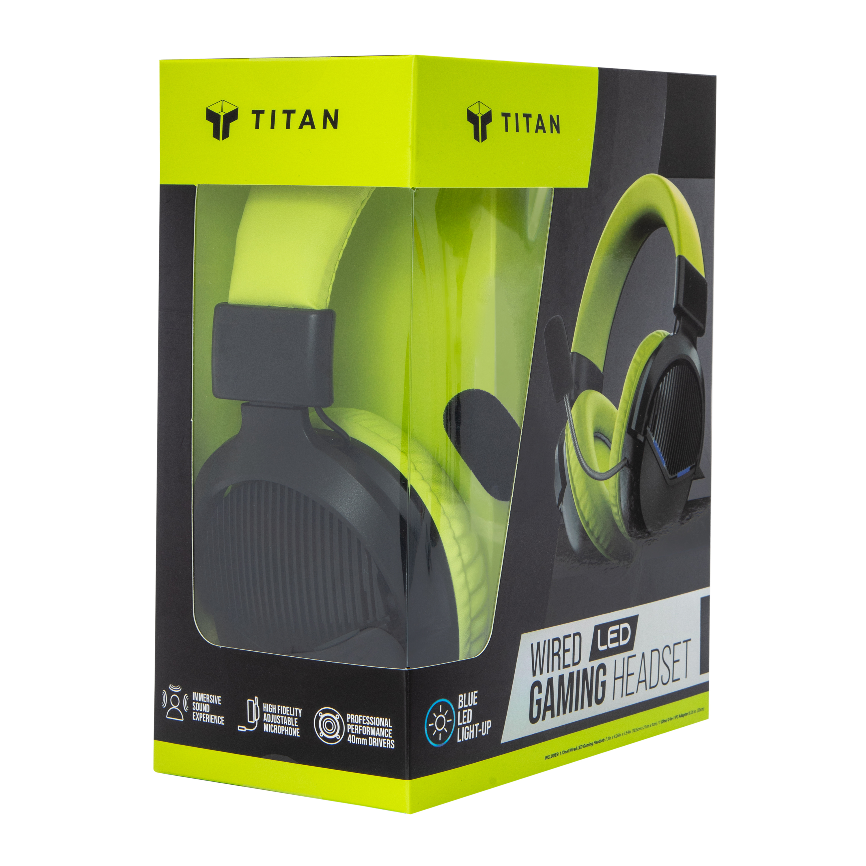 Audifonos Gamer Titan Con Cable LED y Microfono Pa Que Subas De Nivel 6