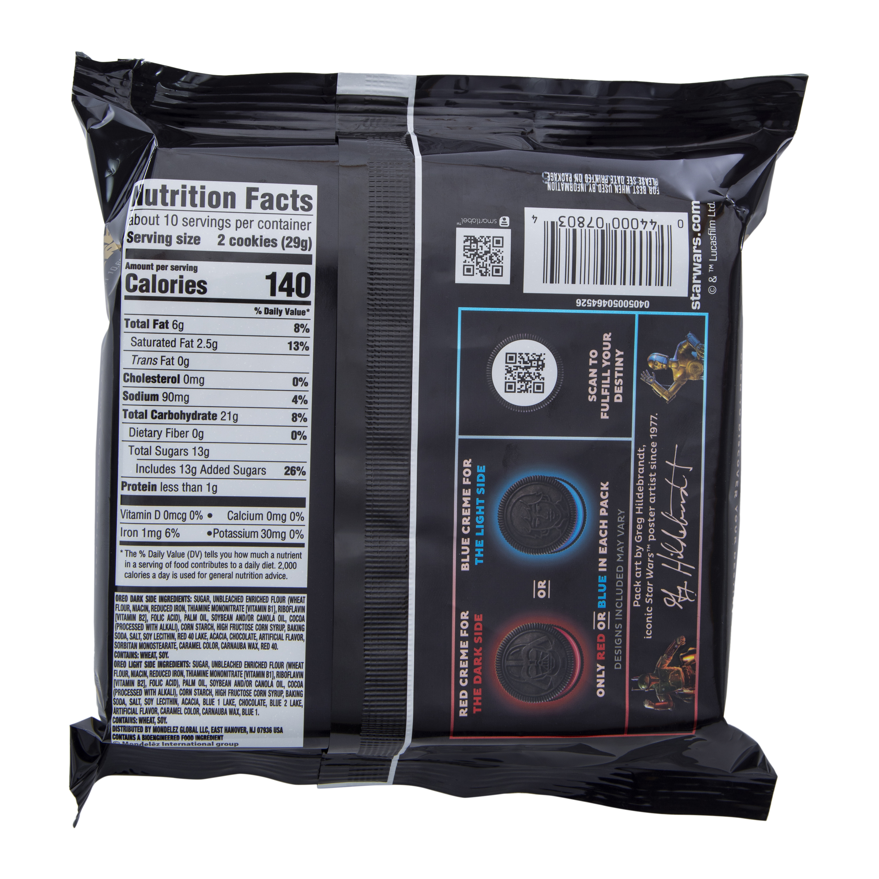 Star Wars Oreo Dark Side Or Light Side Cookies 10.58oz