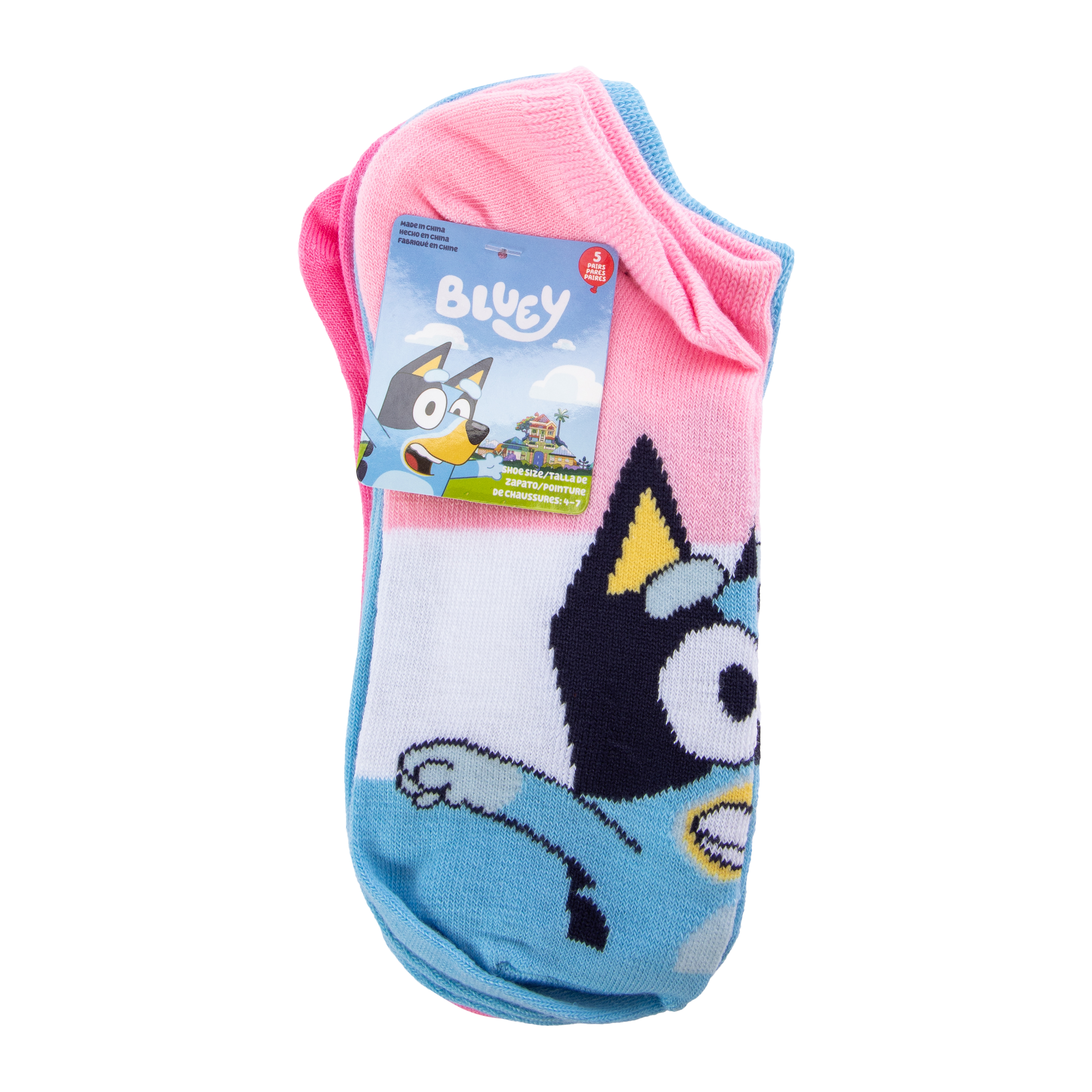 Bluey & Friends Ladies Socks 5-Pack