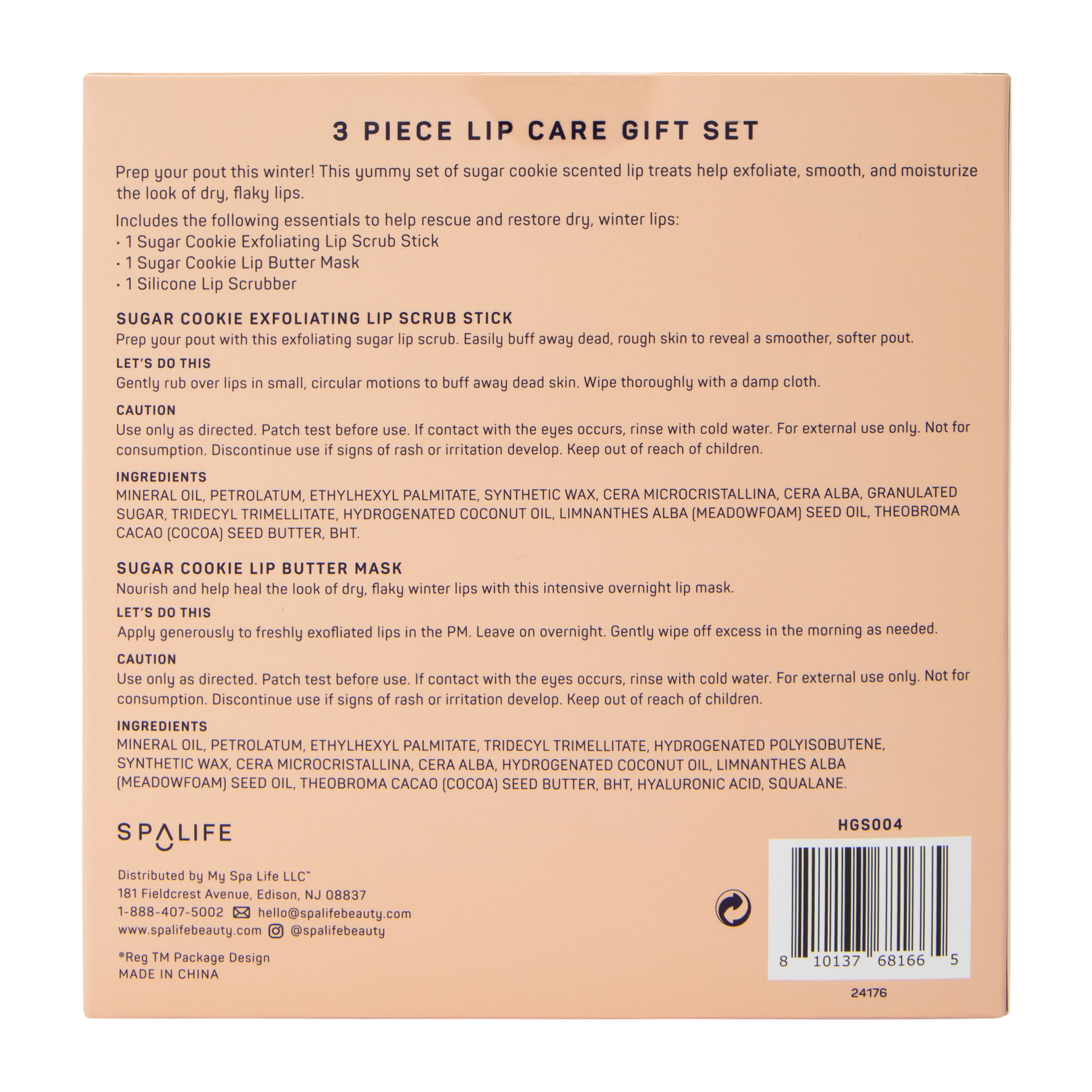 Spalife Lip Treats Lip Care Set 3-Piece Gift Set