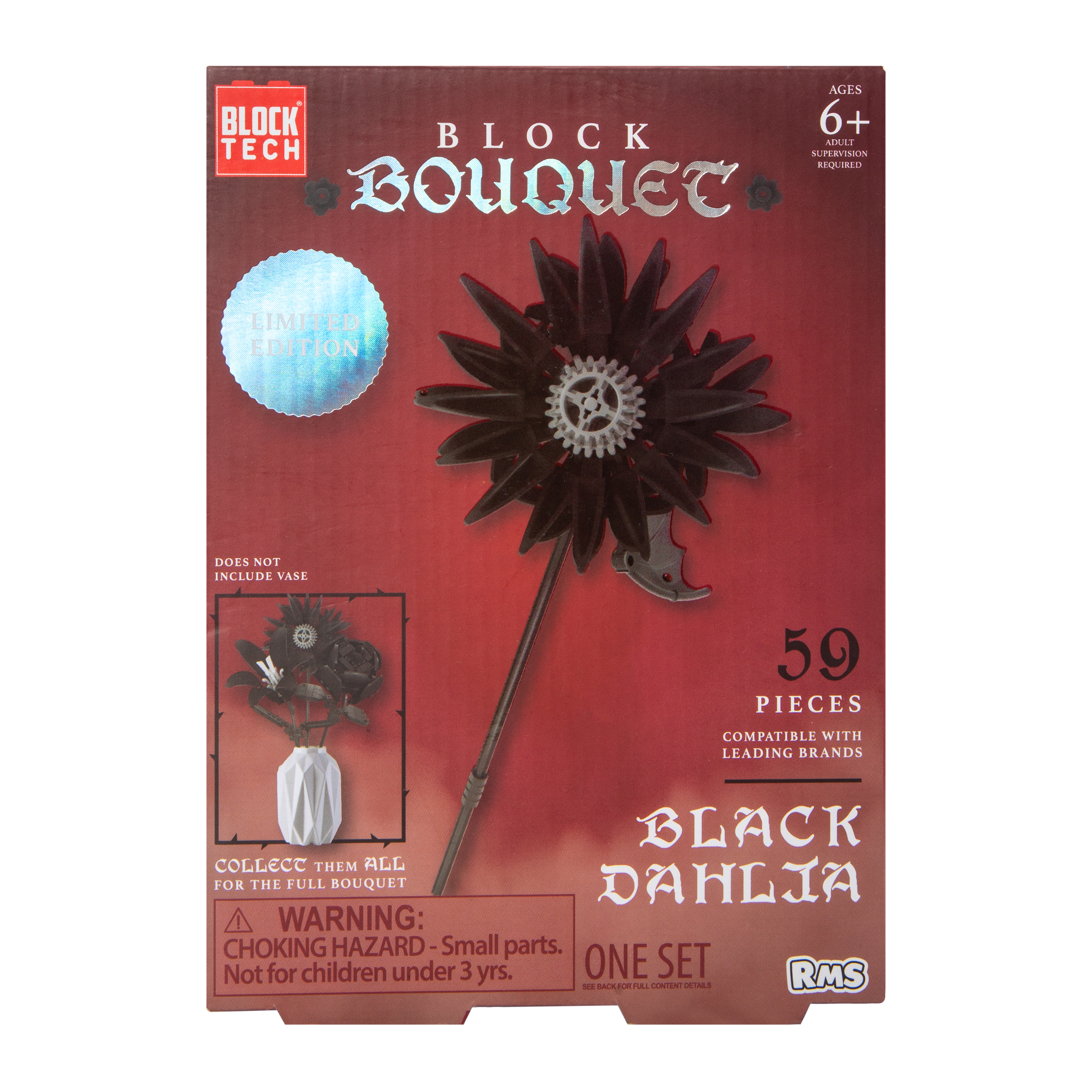 Block Tech® Black Bouquet Flower