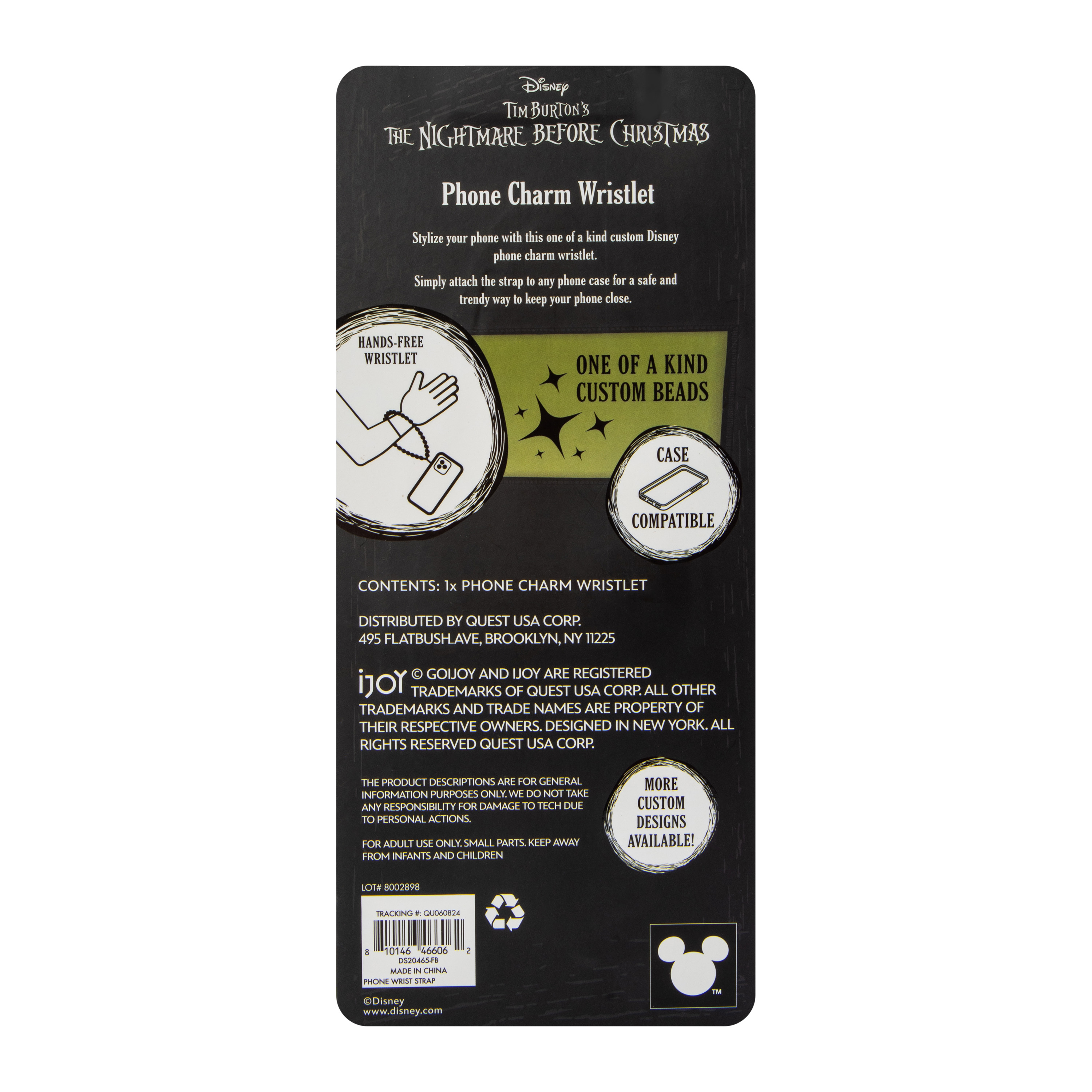 Disney Phone Charm Wristlet - Case Compatible