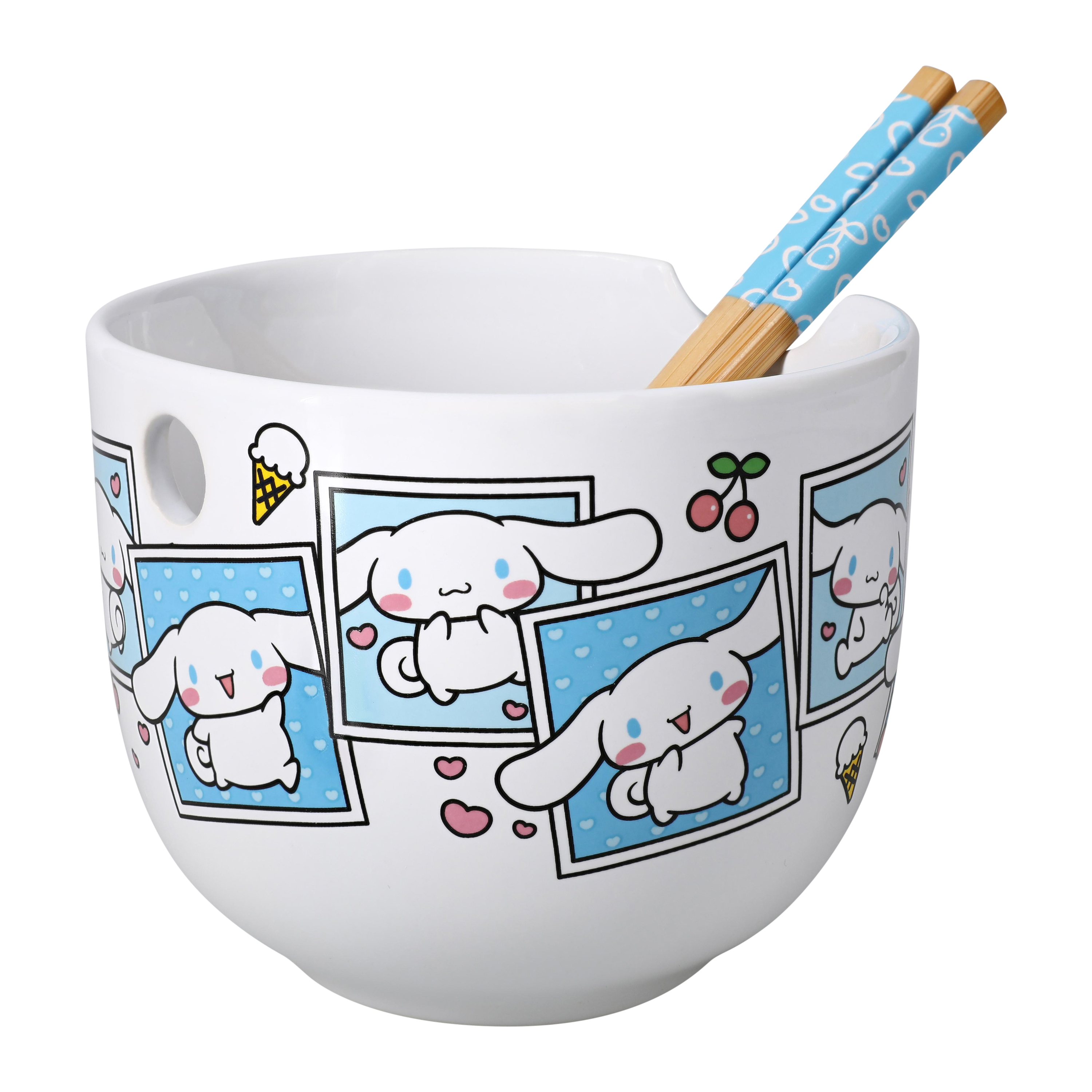 Cinnamoroll™ Ceramic Bowl With Chopsticks 18oz