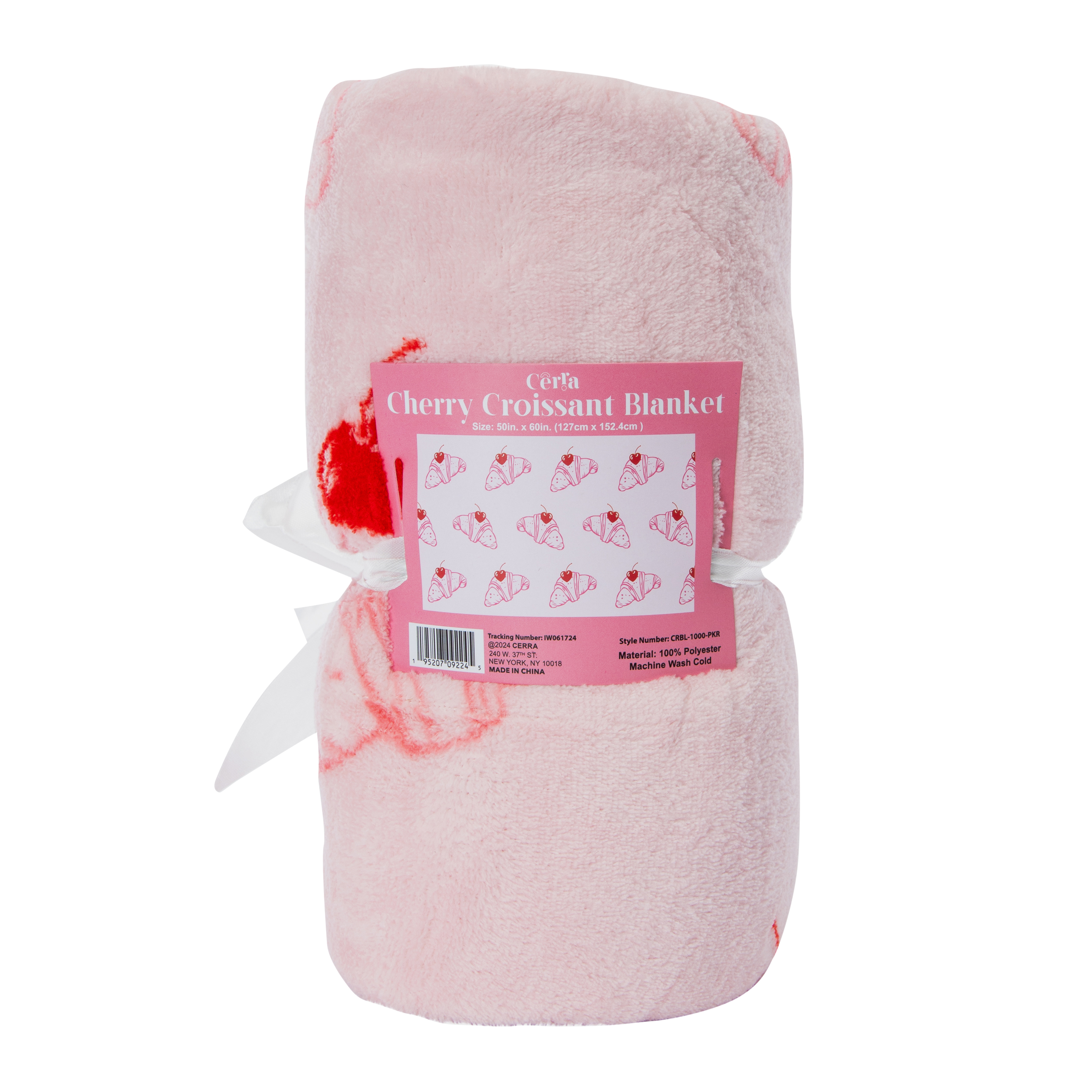 Dessert-Printed Fleece Throw Blanket 50in x 60in