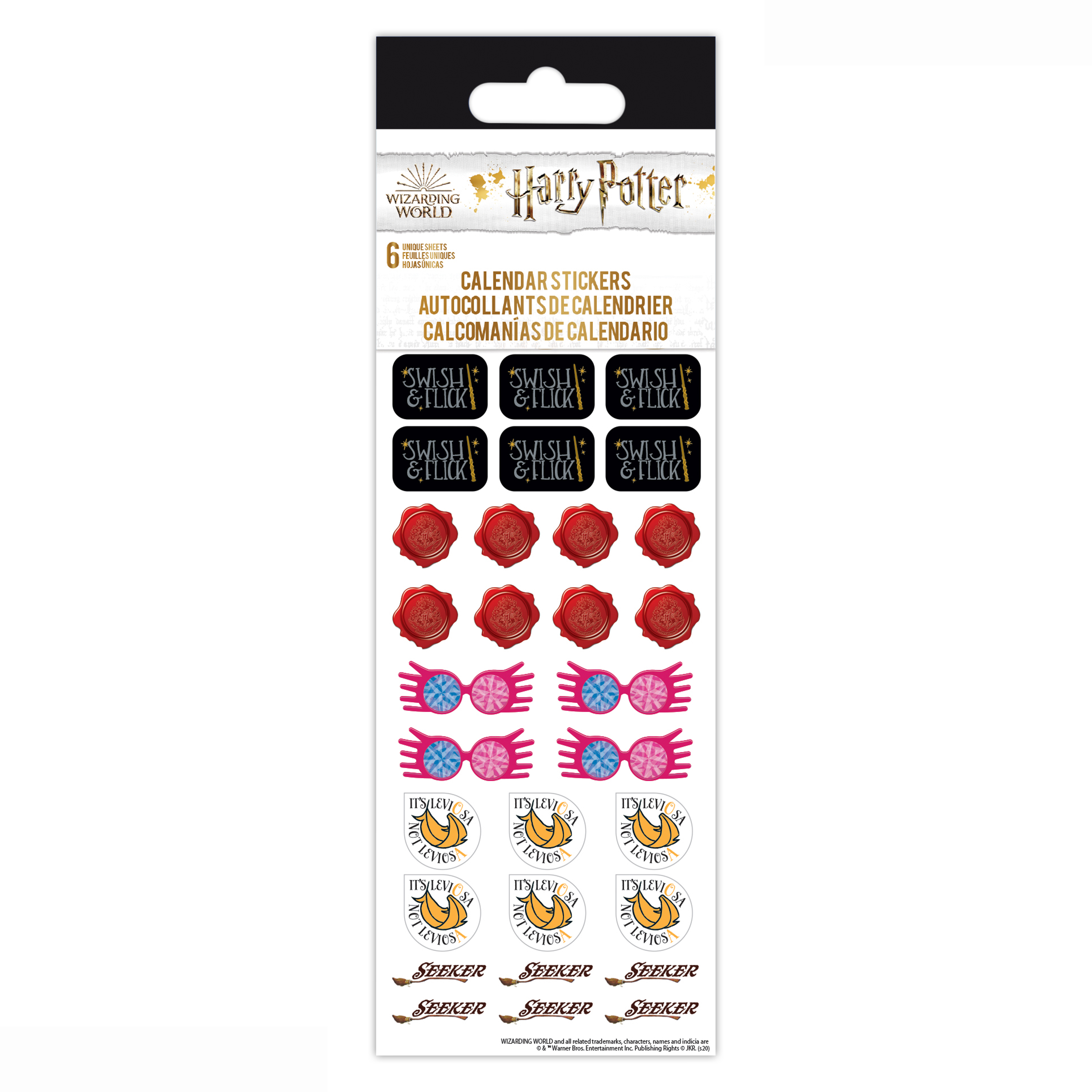 Harry Potter™ Calendar Stickers 6-Sheets